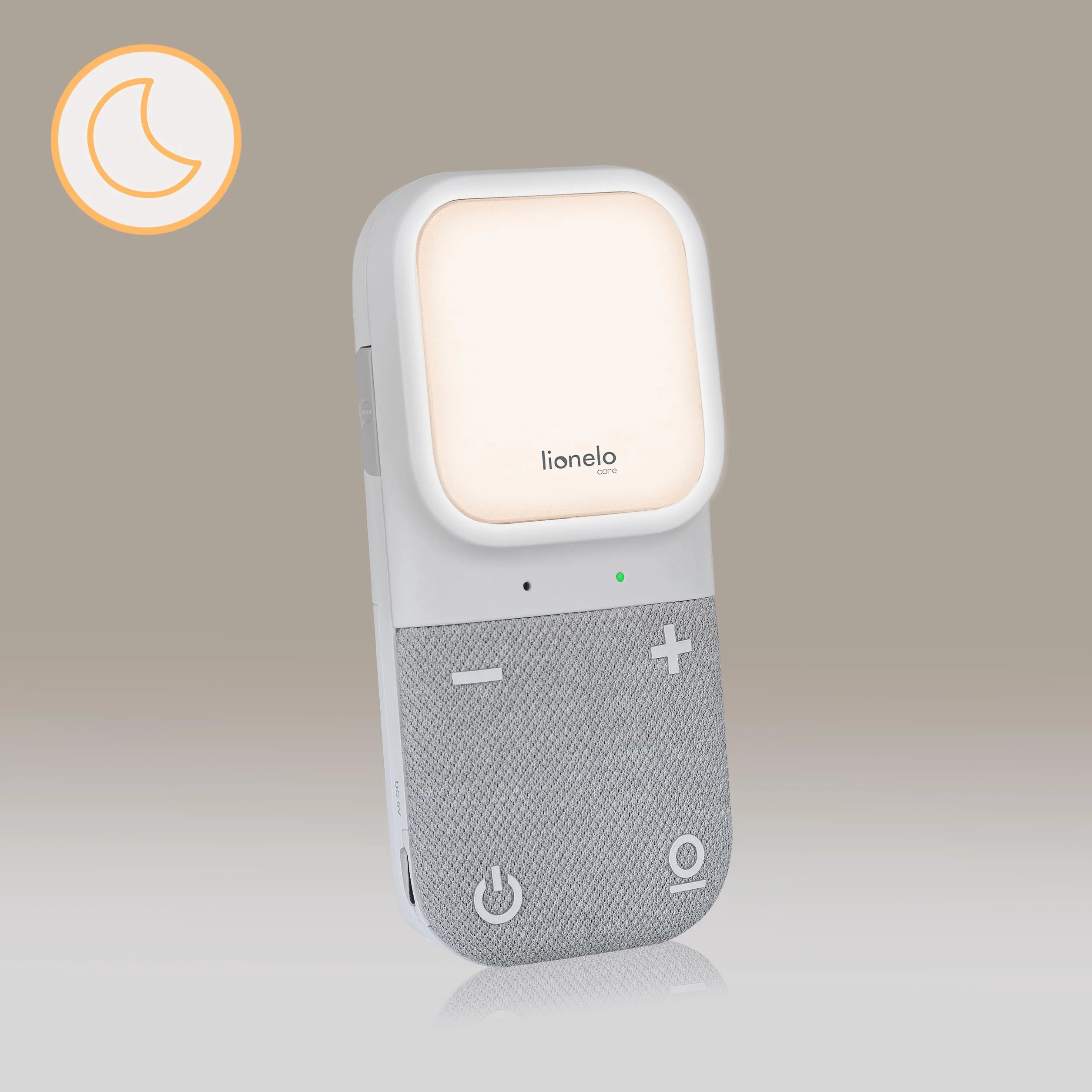 Lionelo Babyline 2.3 Baby Monitor z mikrofonem audio, światłem nocnym, zasięg 400 m, LCD, niania elektroniczna