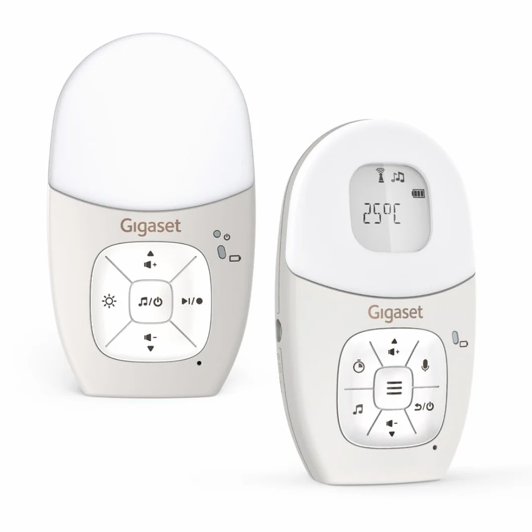 Gigaset BABY 100 Audio Baby Monitor DECT 300m Luce notturna Grigio caldo