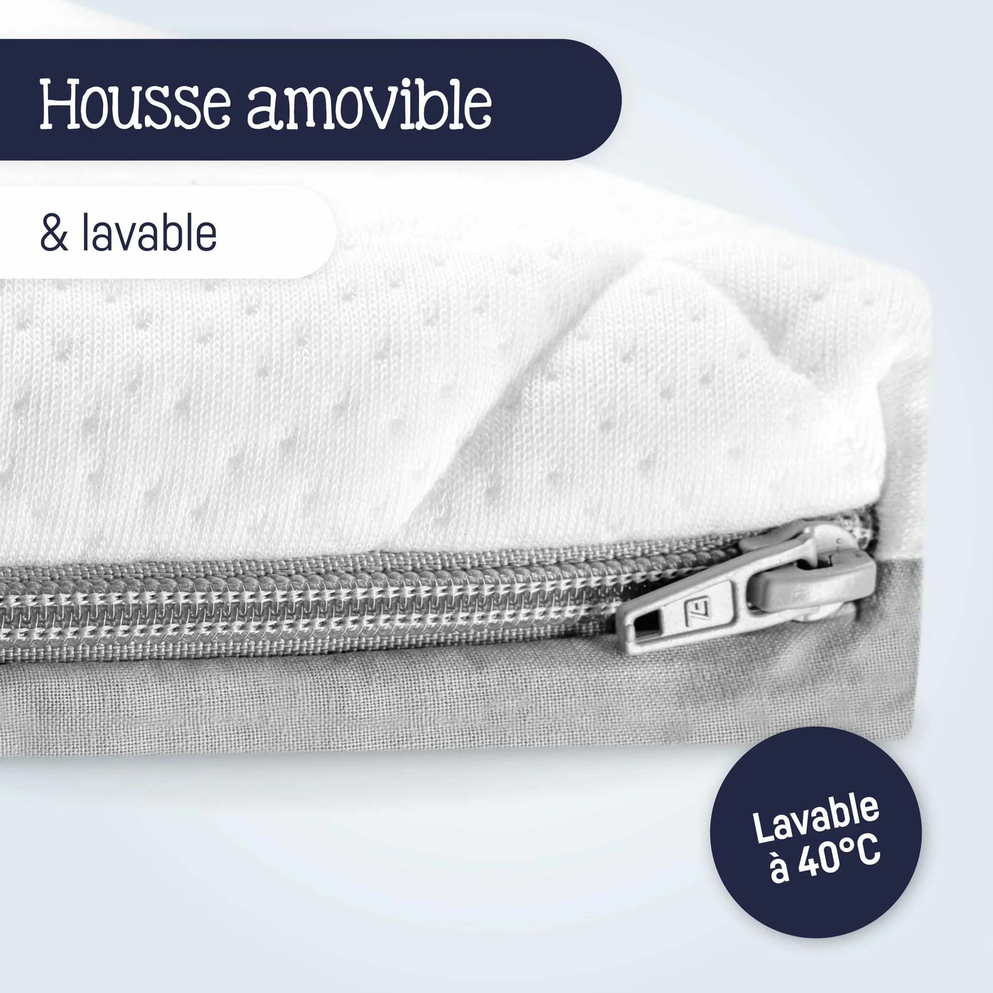 Julius Zöllner 7120100000 Materasso per lettino da viaggio Travel Soft Premium, 60 x 120 cm