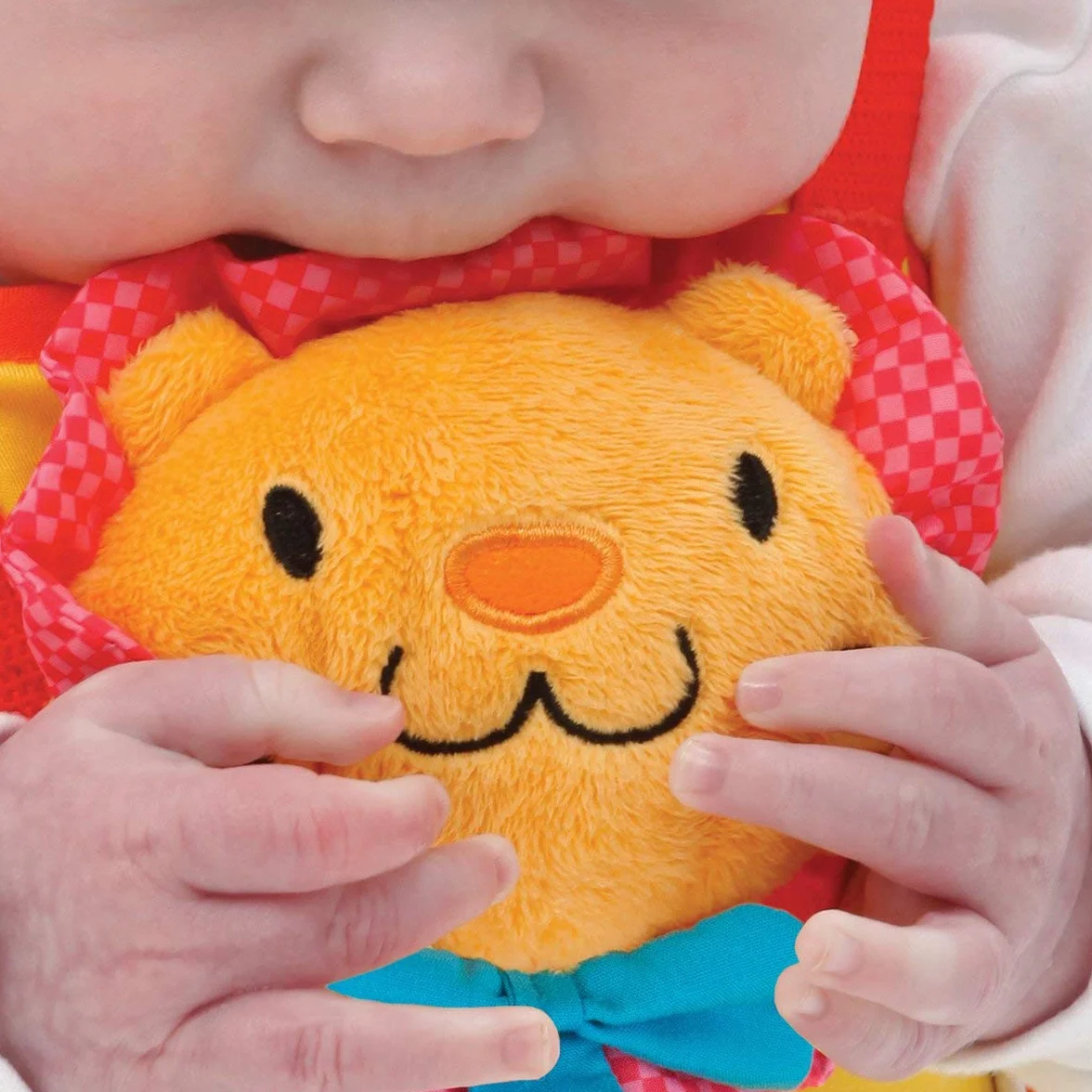 Munchkin Bounce & Play Saltatore per bebé da montare sulla cornice della porta, Altalena regolabile da porta per bambini, Seduta imbottita con anelli per dentizione e naso sonoro
