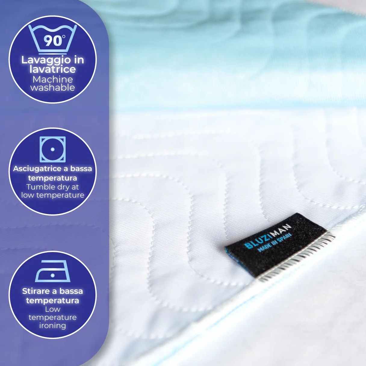 Traverse Letto Anziani Lavabili Impermeabile Con Alette, Fatto in Europa, Traversine Neonato Fasciatoio, Tappetini Igienici Oeko Tex Coprimaterasso Telo Impermeabile Letto (135x90cm, Pack 2)