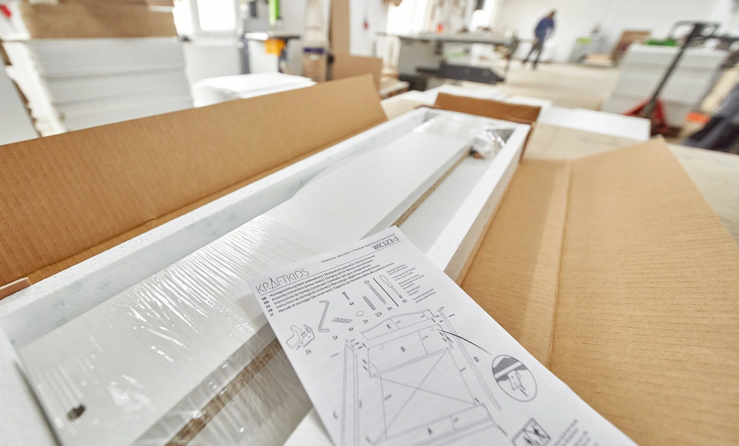KraftKids fasciatoio per HEMNES largo