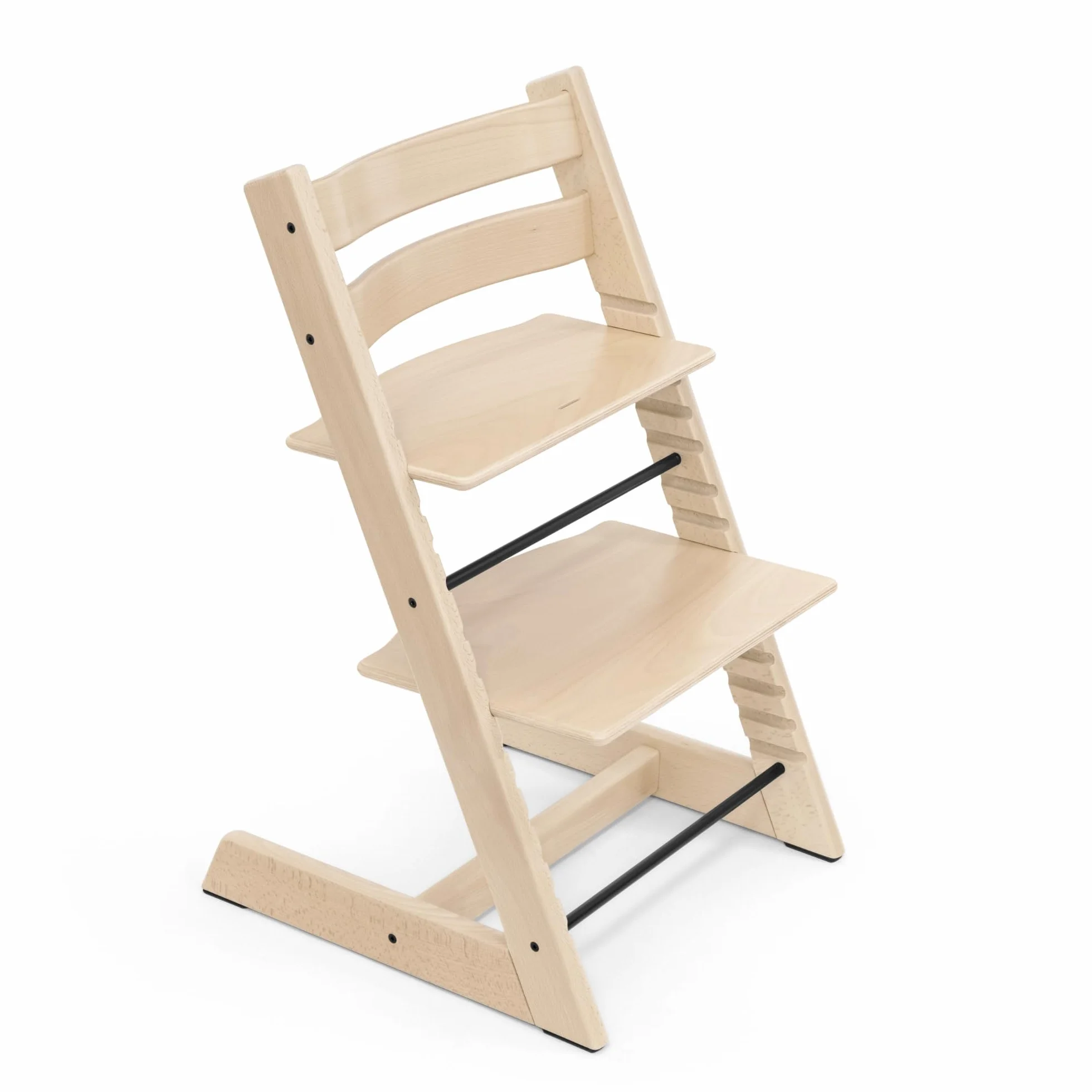 Sedia Tripp Trapp Stokke Naturale - Sedia evolutiva regolabile per neonati, bambini e adulti - Modello classico