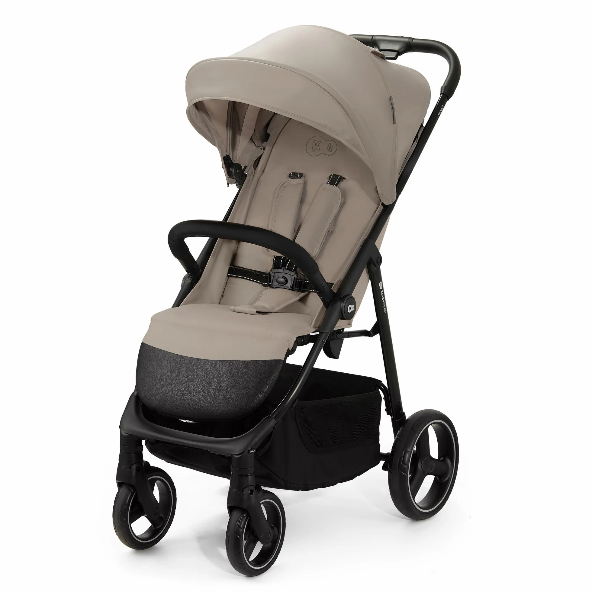 Kinderkraft TRIG 3 Passeggino Leggero Pieghevole Fino a 22 kg Beige