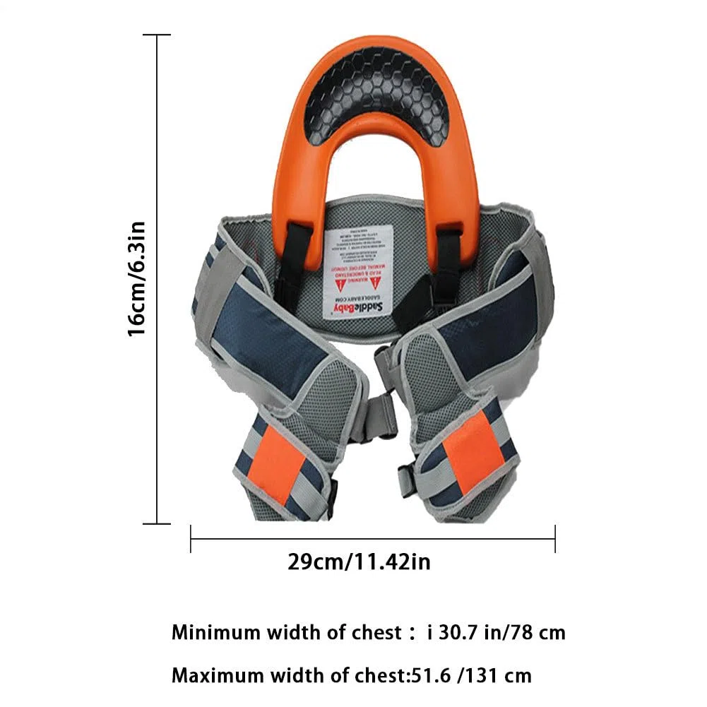 Generico per bambini – Sella bambini, sedile ergonomico da guida con fibbie sicure e imbottitura traspirante, pieghevole riporre | Sedile viaggio esterni ragazzi ragazze caviglia