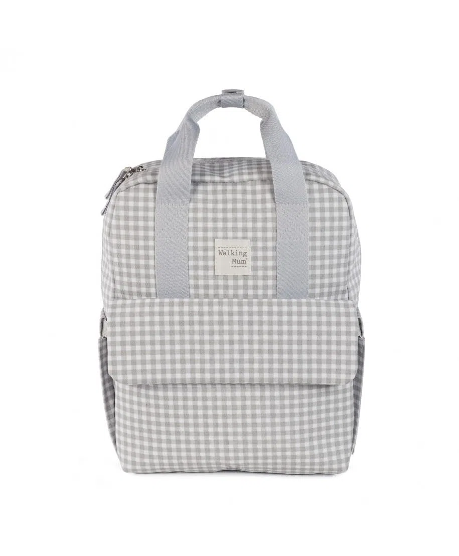 ZAINO I LOVE VICHY GRIGIO PASITO A PASITO