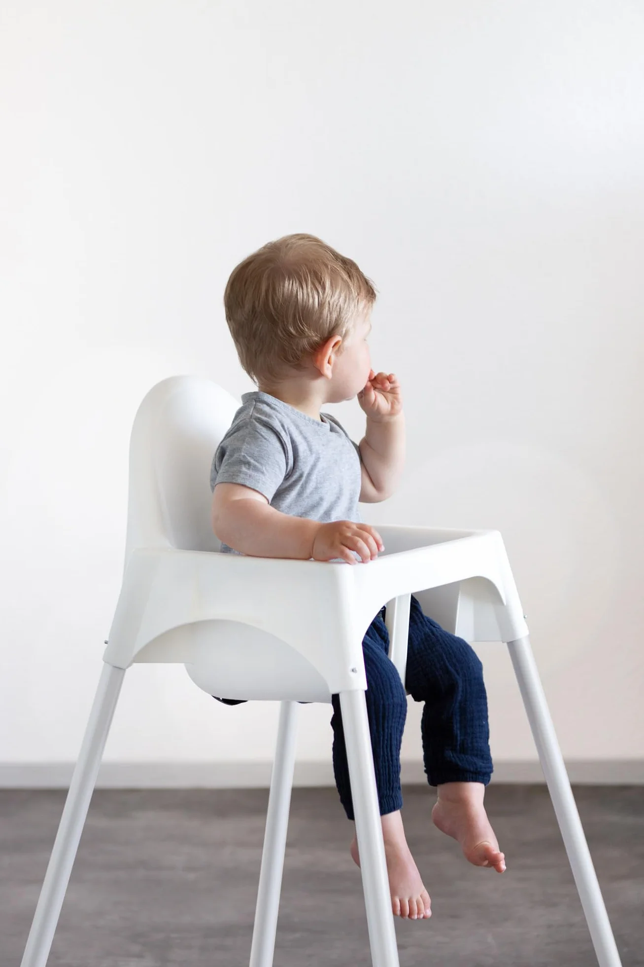 Ikea Antilop Seggiolino per Bambini con Cintura Bianco