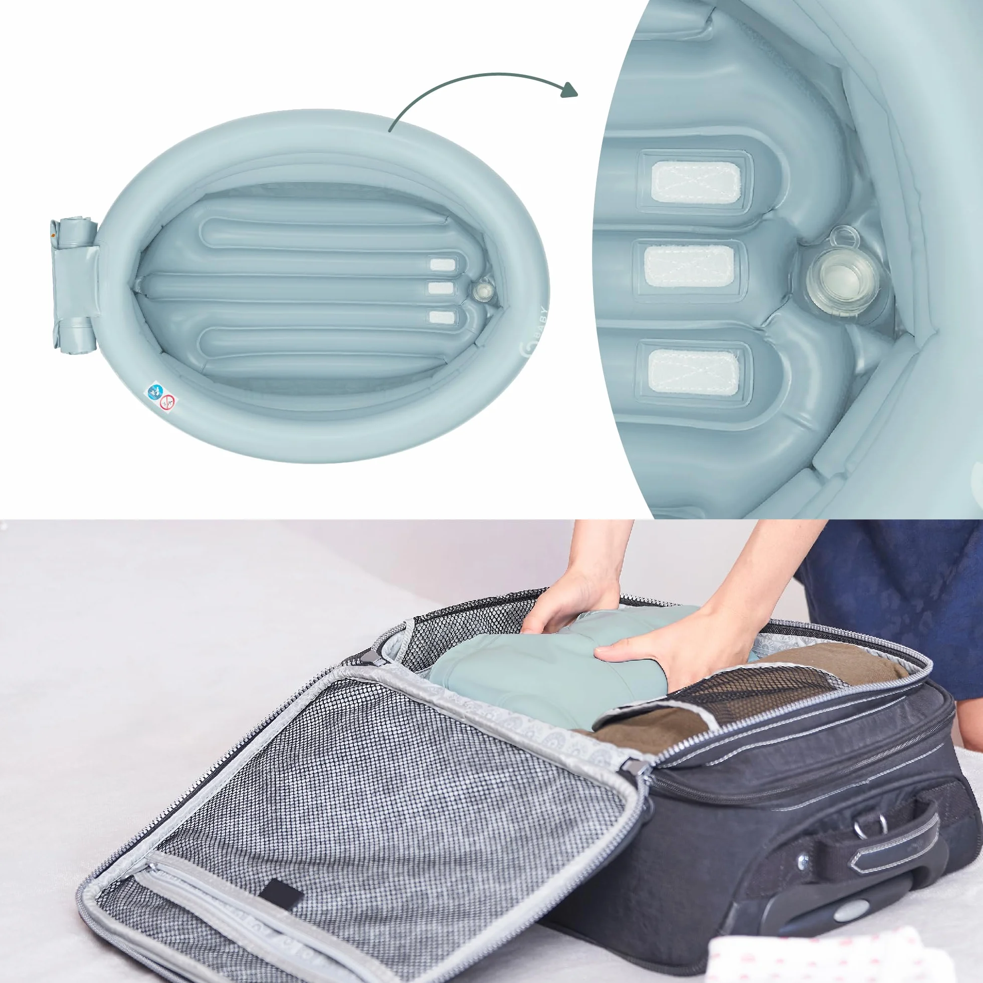 Babymoov Vaschetta gonfiabile evolutiva AQUADOTS