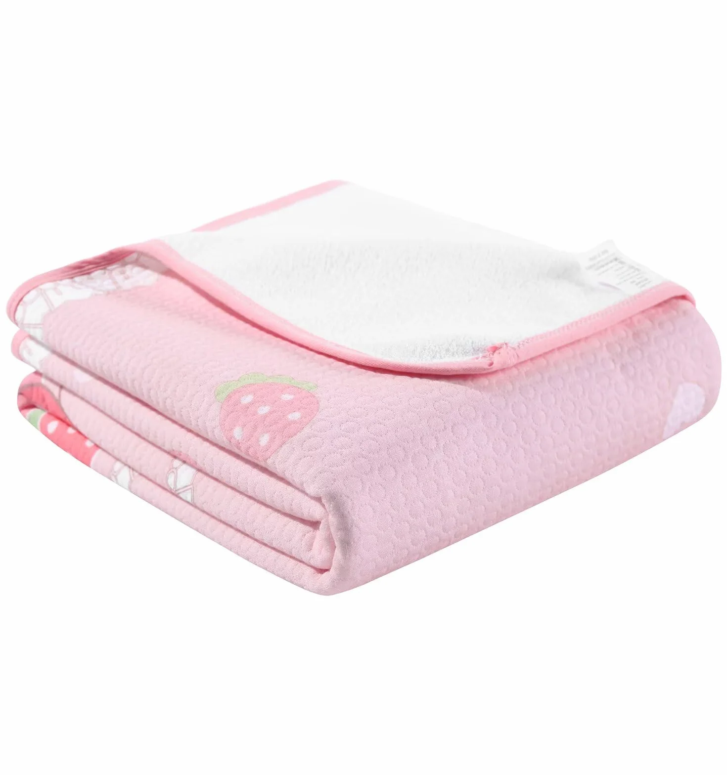 Landofgenie Impermeabile Changing Pad 80 x 120 CM Lavabile Riutilizzabile Oversized Adult Changing Pad - Mucca fragola