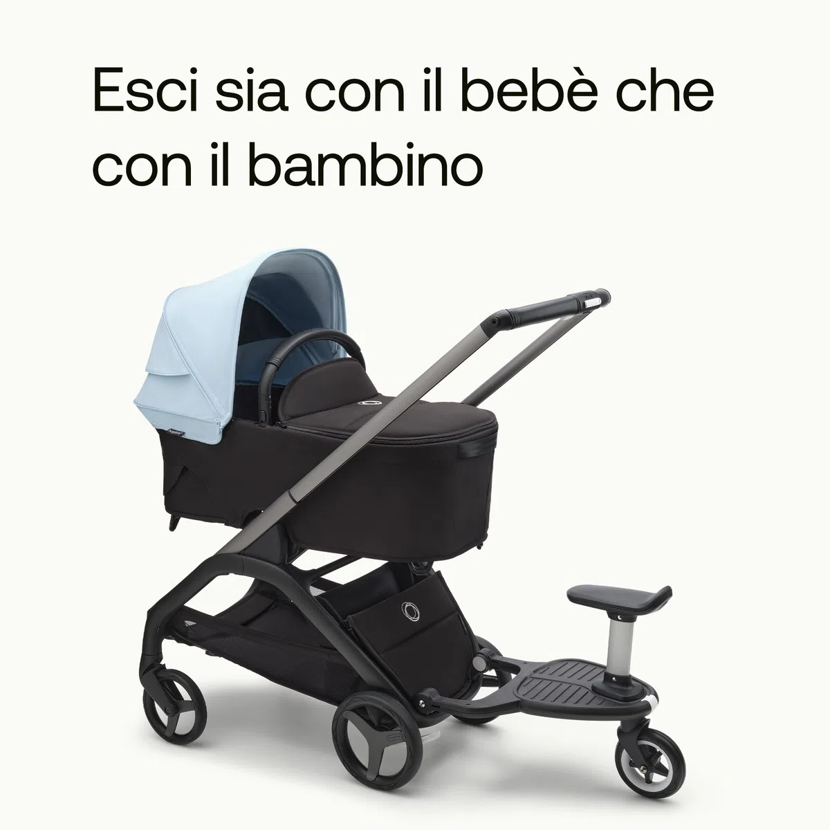 Bugaboo comoda tavola Board+ con ruote, modello 2017