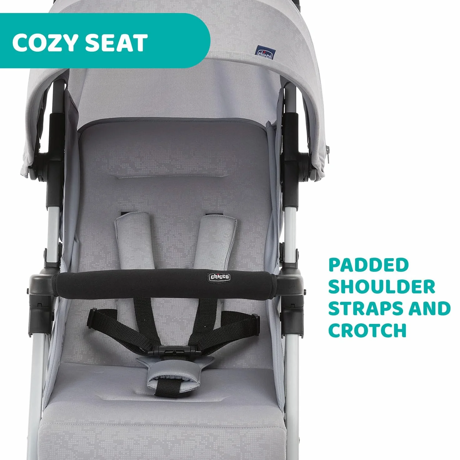 Chicco OHlalà 3 Passeggino Ultraleggero 0-15 kg Reclinabile Pieghevole Grigio