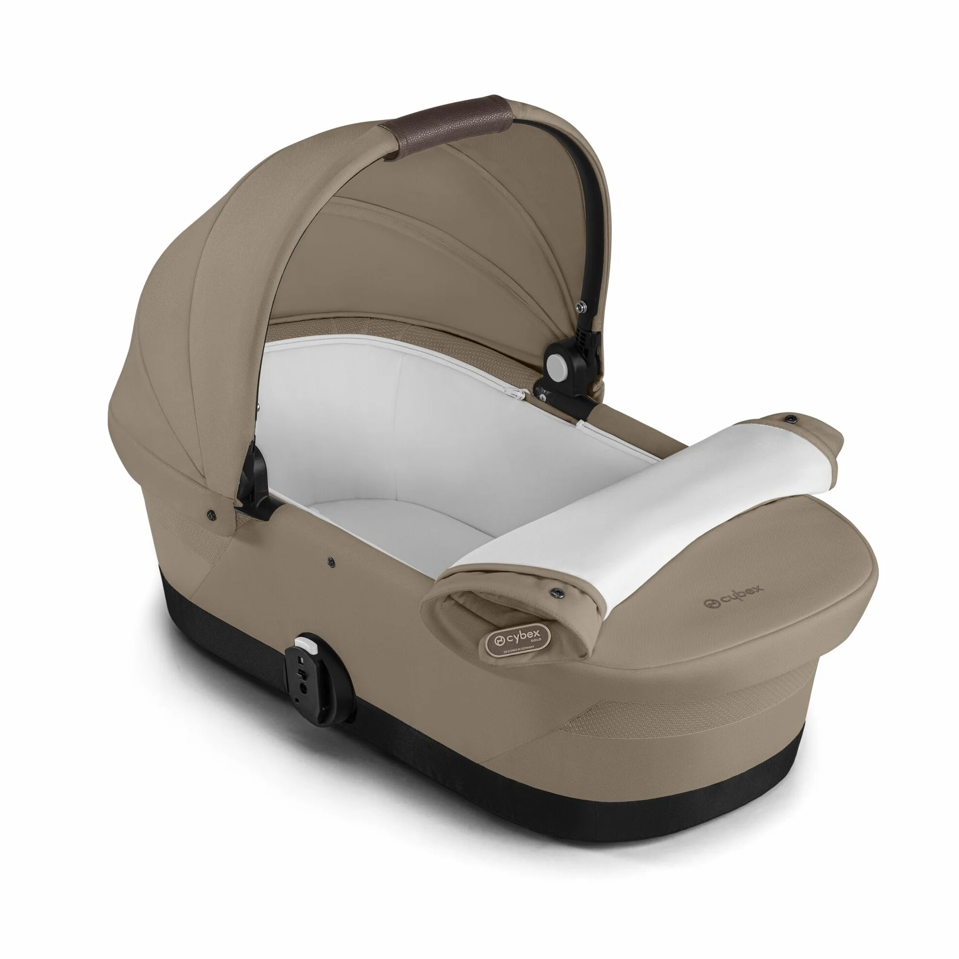 CYBEX Navicella per culla Gold GAZELLE S, dalla nascita a circa 6 mesi (max. 9 kg), per CYBEX Gazelle S ed e-Gazelle S, beige mandorla