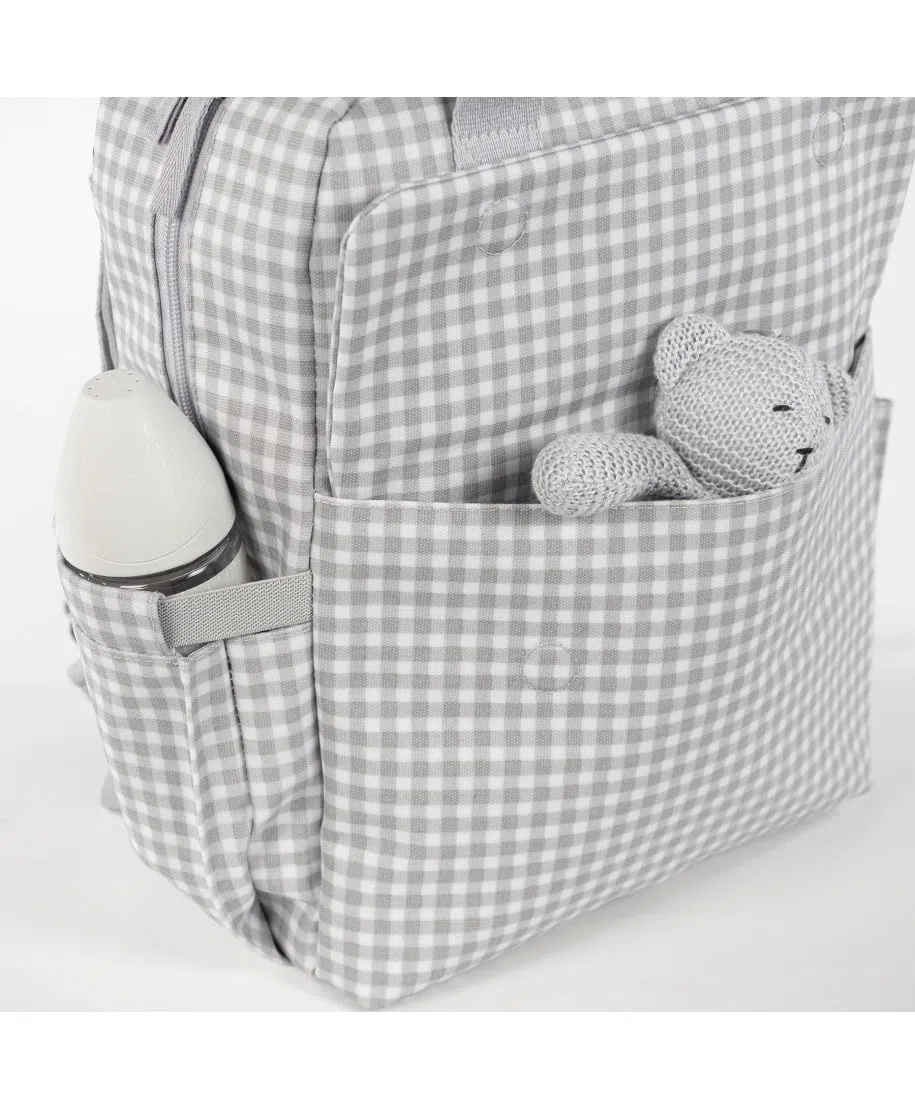 ZAINO I LOVE VICHY GRIGIO PASITO A PASITO