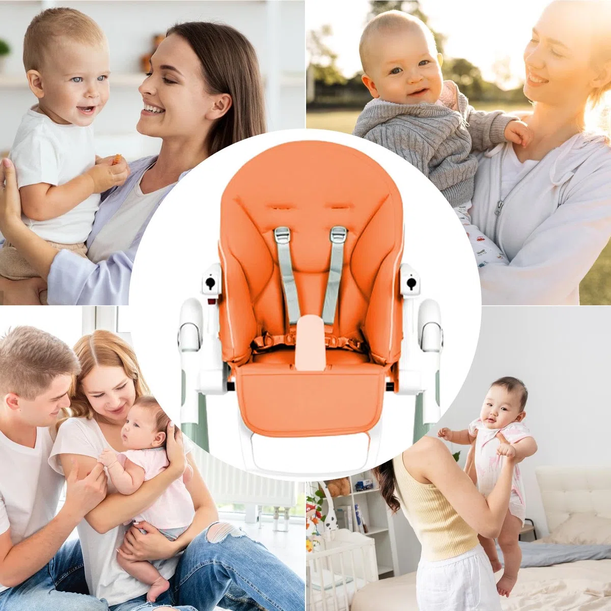 Peg-Perego - Coprisedia per seggiolone Siesta Zero3, Baoneo, Kosmic Jané, in pelle PU, morbida, confortevole, leggera e traspirante, cuscino di ricambio per sedia da pranzo