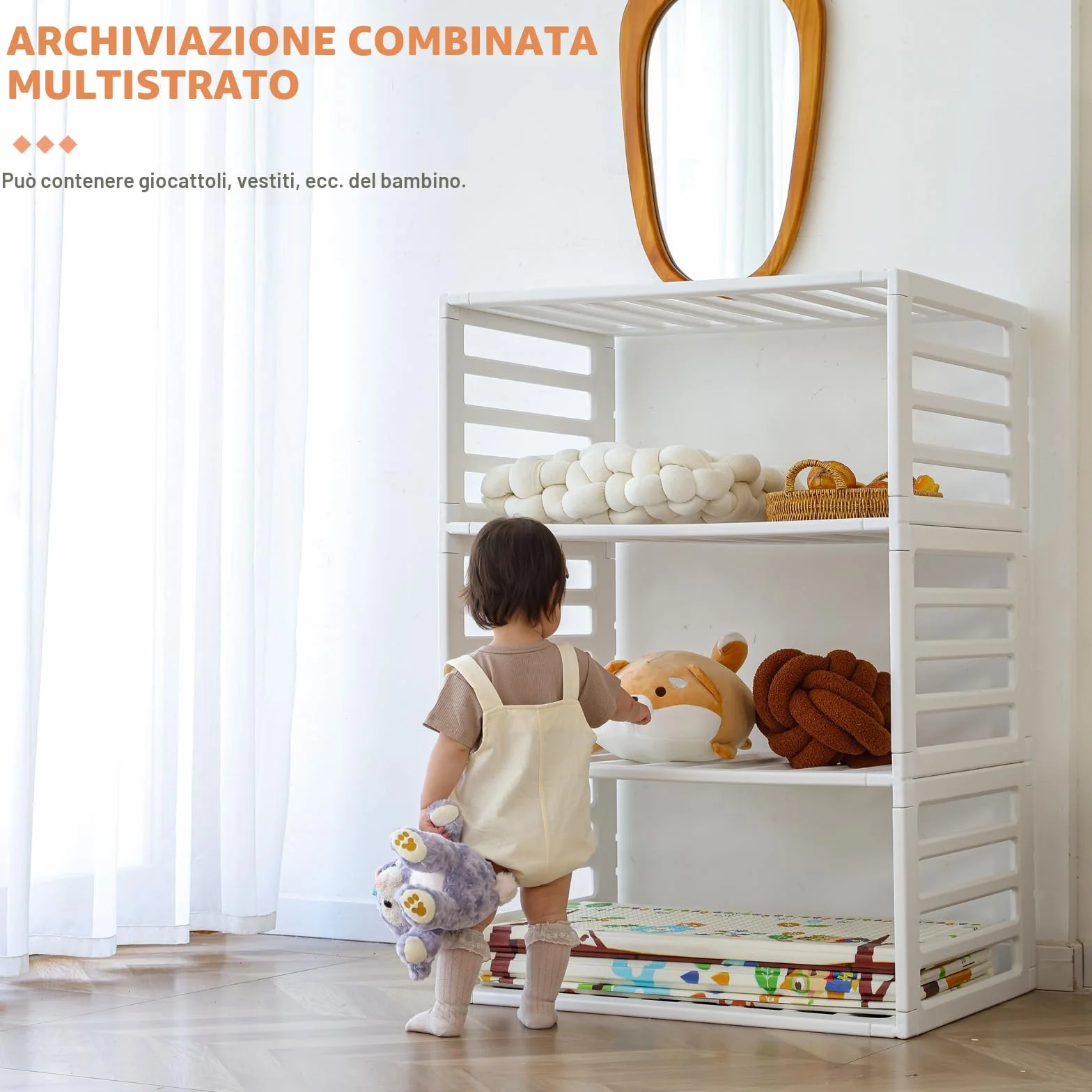 Box per Bambini Pieghevole Recinto Sicurezza Barriera Giochi Protezione 150 x 180 cm