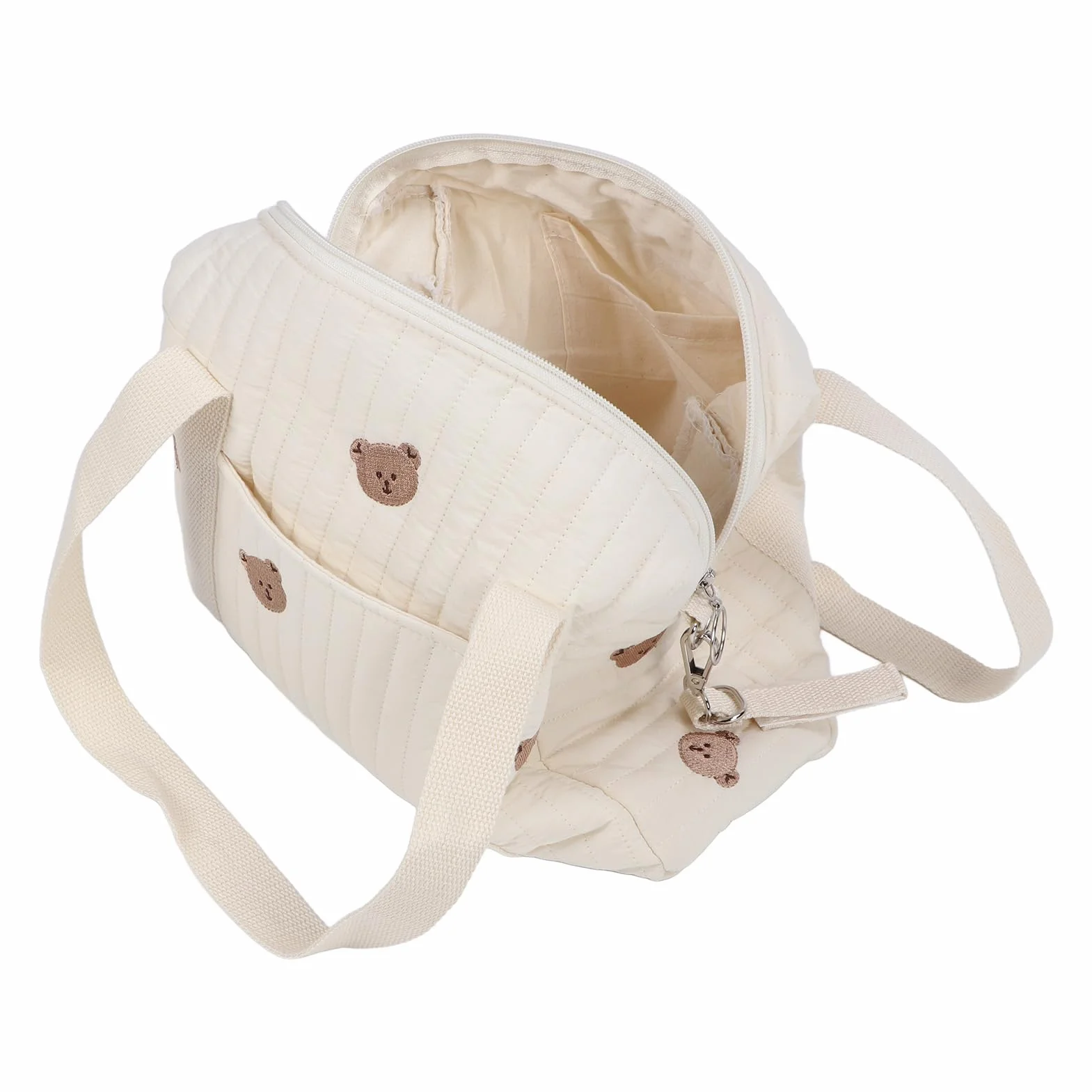 Borsa Portaoggetti per Passeggino, Grande Capacità, Tasca con Cerniera, Riutilizzabile (Borsa de'orso)