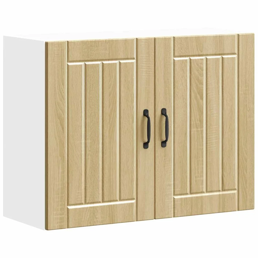 vidaXL Pensile da Cucina Lucca Rovere Sonoma Legno Multistrato