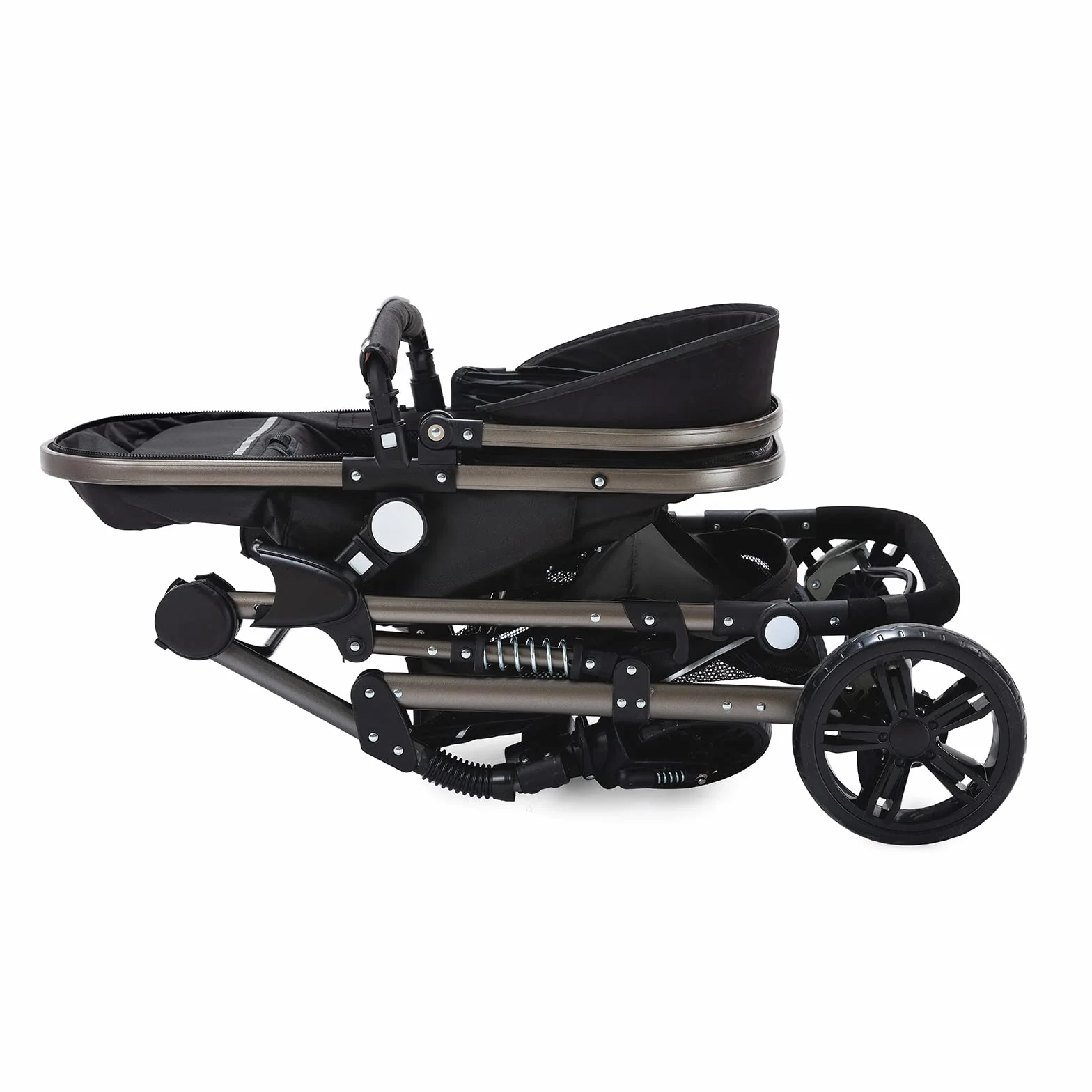 Magic ZC Passeggino Trio 3 in 1 Carrozzina Neonati Pieghevole Portatile con Spinta Reversibile