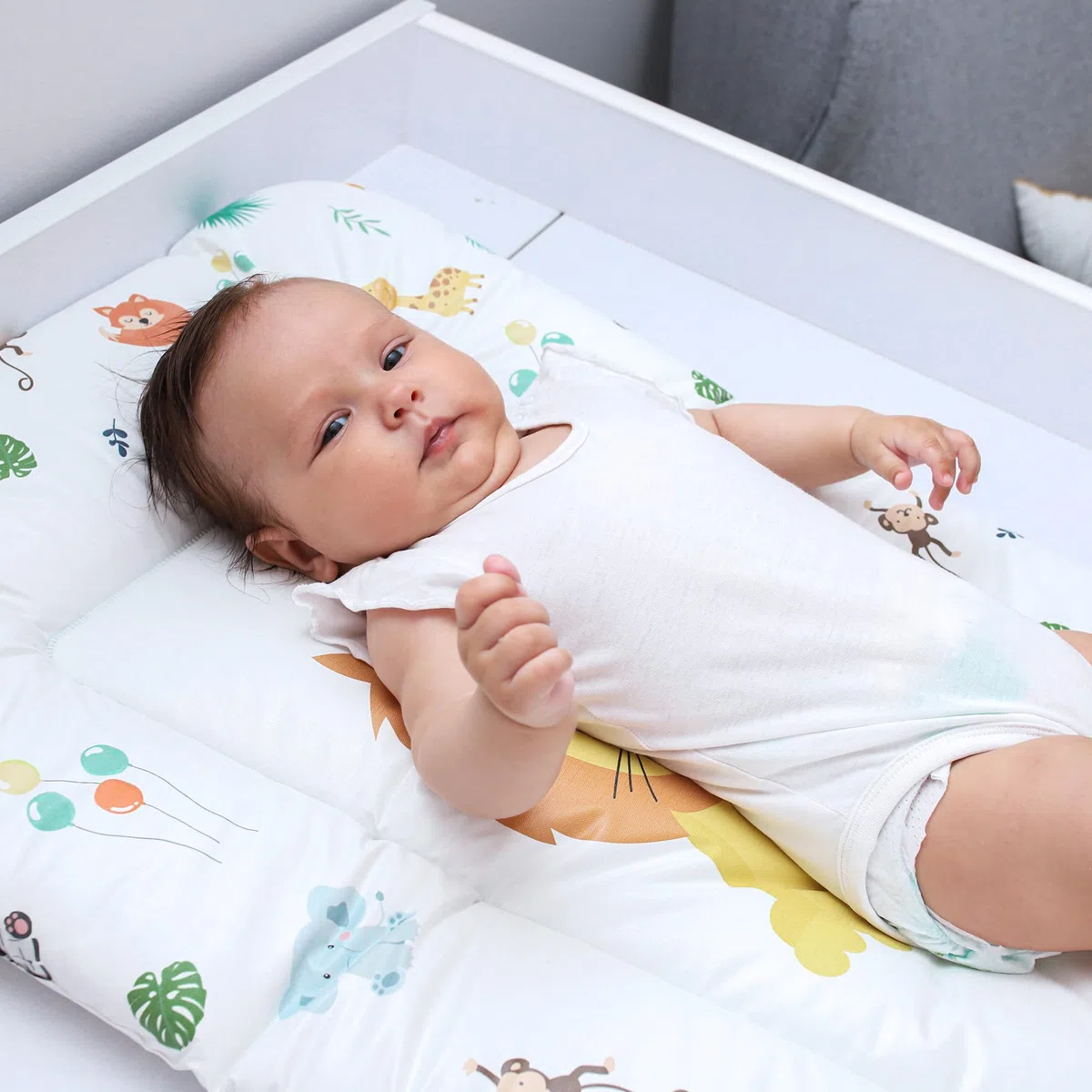 Totsy Baby Pad per Neonati, 70x50 cm, Poliestere, Motivo Safari