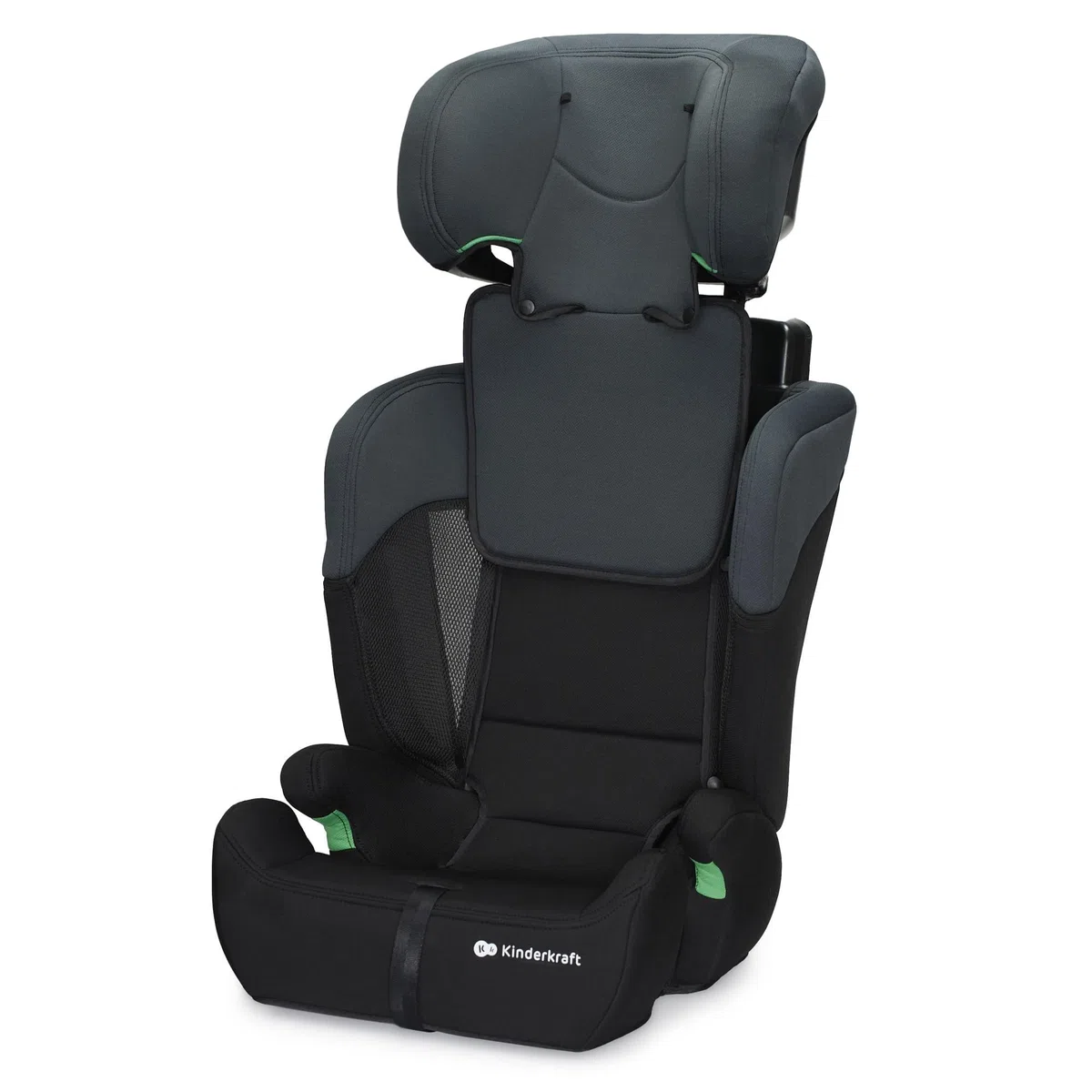 Kinderkraft COMFORT UP I-SIZE 76-150 cm Seggiolino auto 9-36 kg, Poggiatesta Regolabile di 11 livelli, Seduta spaziosa, Cinture di Sicurezza, Inserto modulare dotato, Gruppo 1/2/3, Nero