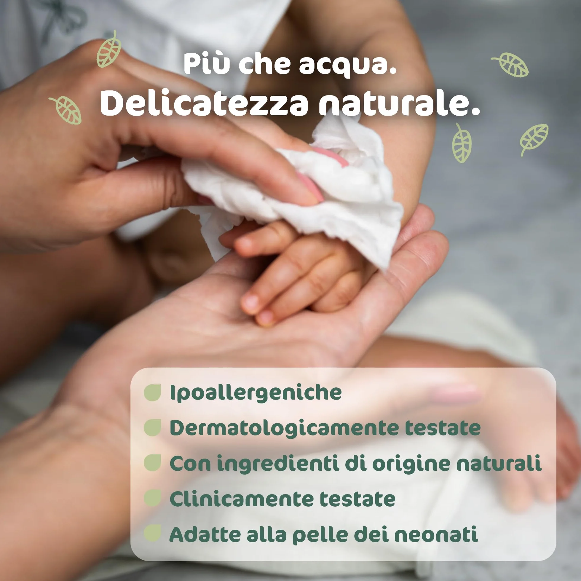 Naty Salviettine per Neonati e Bambini Gettabili nel WC 98% Acqua Ipoallergeniche Naturali 672 pezzi