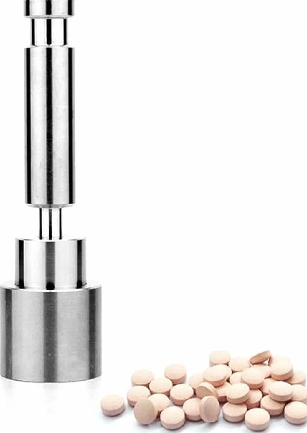 Pressa per compresse manuale 6-12 mm in acciaio inossidabile, macchina per stampaggio pillole
