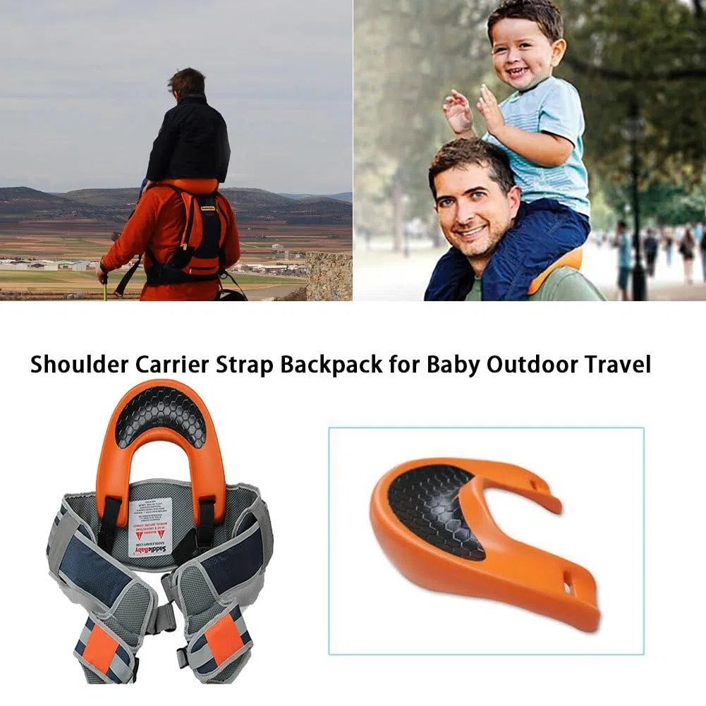 Generico per bambini – Sella bambini, sedile ergonomico da guida con fibbie sicure e imbottitura traspirante, pieghevole riporre | Sedile viaggio esterni ragazzi ragazze caviglia