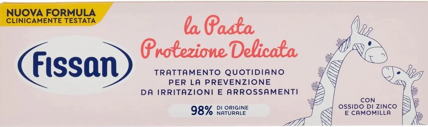 FISSAN Pasta Protezione Delicata 100g 6 sztuk z tlenkiem cynku i rumiankiem naturalna 98%