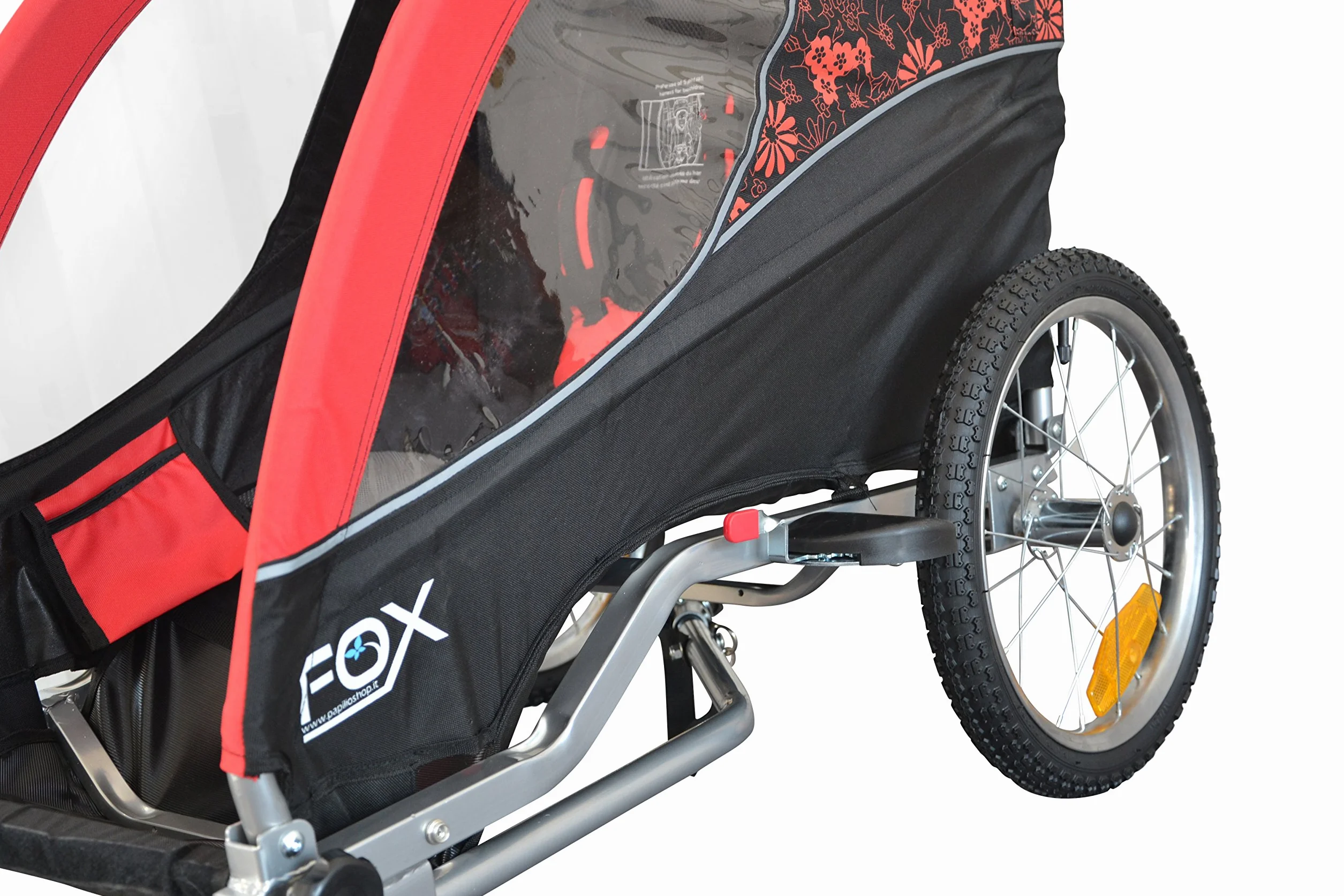 FOX Rimorchio passeggino per 1 bambino in bici