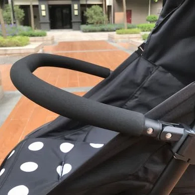 Paraurti passeggino, bracciolo, maniglia, guardrail universale passeggino, bracciolo, paraurti, passeggino, accessori per passeggino (nero)