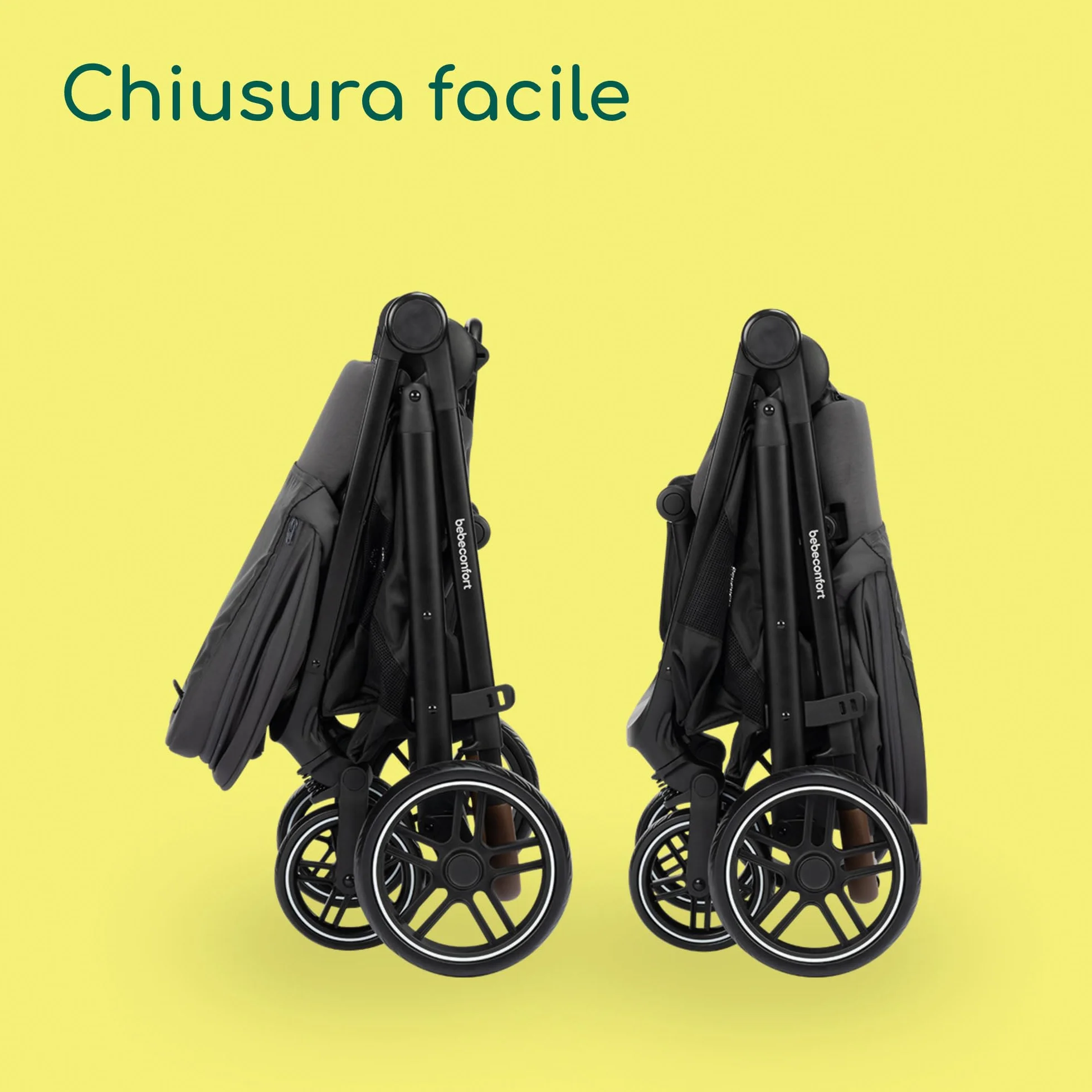 Bebeconfort Luvia Trio Passeggino 3 in 1 0-4 anni 0-22 kg Mineral Graphite
