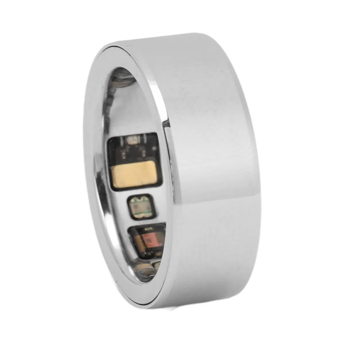 Bewinner Smart Ring Upgrade, monitor intelligente del sonno IPX8, anello sportivo multifunzionale per la salute, elegante e pratico con custodia di ricarica per uso quotidiano, argento 19