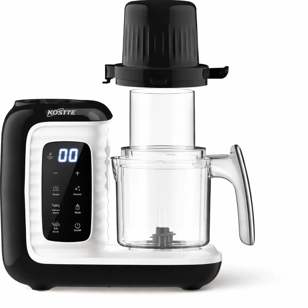 Baby Food Maker Senza BPA 2 in 1 Robot da Cucina per Bambini Cuoci a Vapore e Frulla