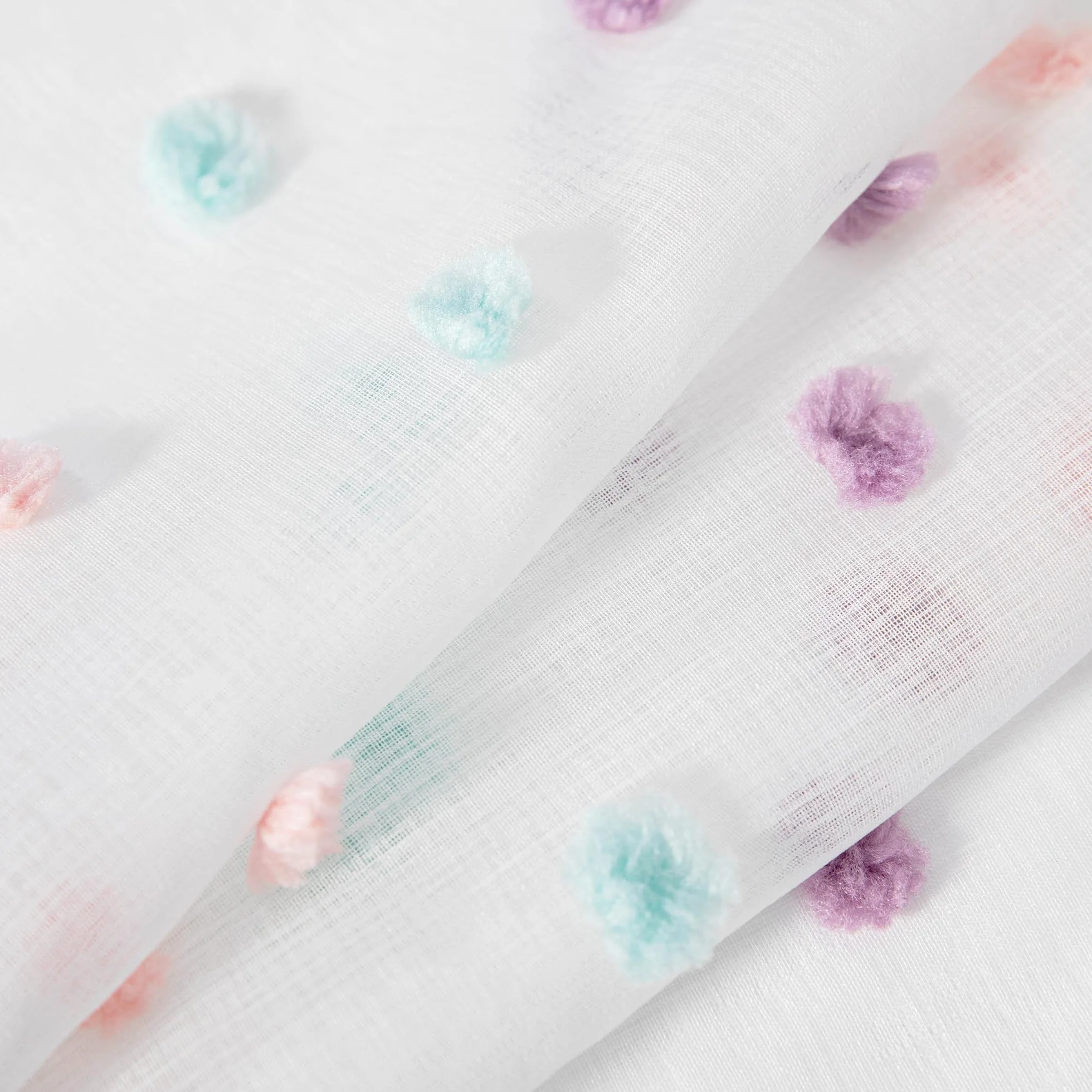 Tende con occhielli per camera dei bambini in voile moderne semitrasparenti MYSKY HOME