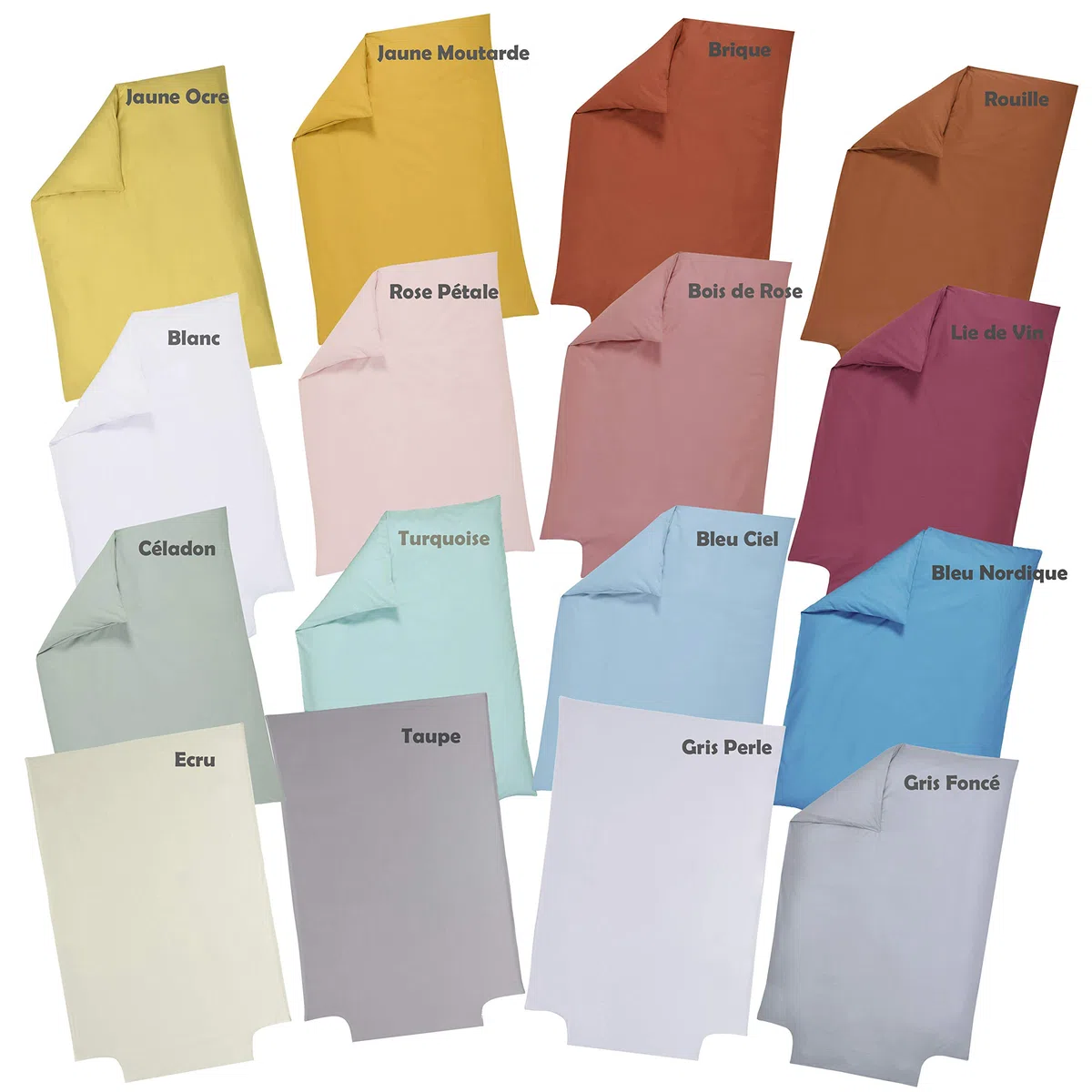 P'tit Basile - Copripiumino per bambini 75 x 120 cm o 80 x 120 cm - 100% cotone biologico - Giallo ocra - Certificato senza sostanze chimiche o nocive - Lettino culla 60x120 70x140