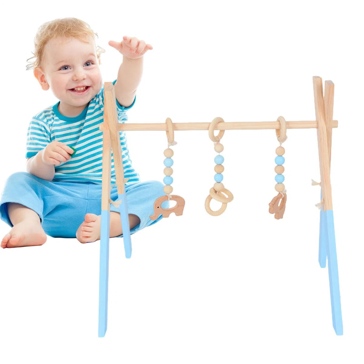 Gioca in palestra, Giocattolo da gioco pieghevole con struttura in legno per, Attrezzature fitness per bambini per sala giochi, stanza della scuola materna, centro educativo per la