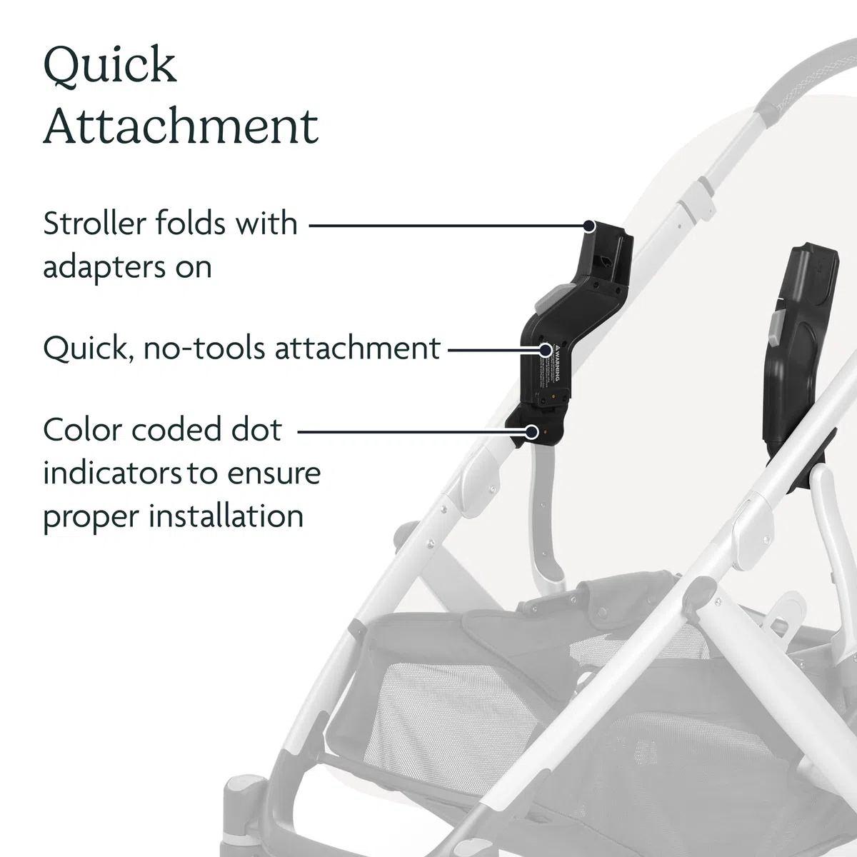 UPPAbaby Adattatori per seggiolino auto (Maxi-COSI, Nuna, Cybex e Besafe)