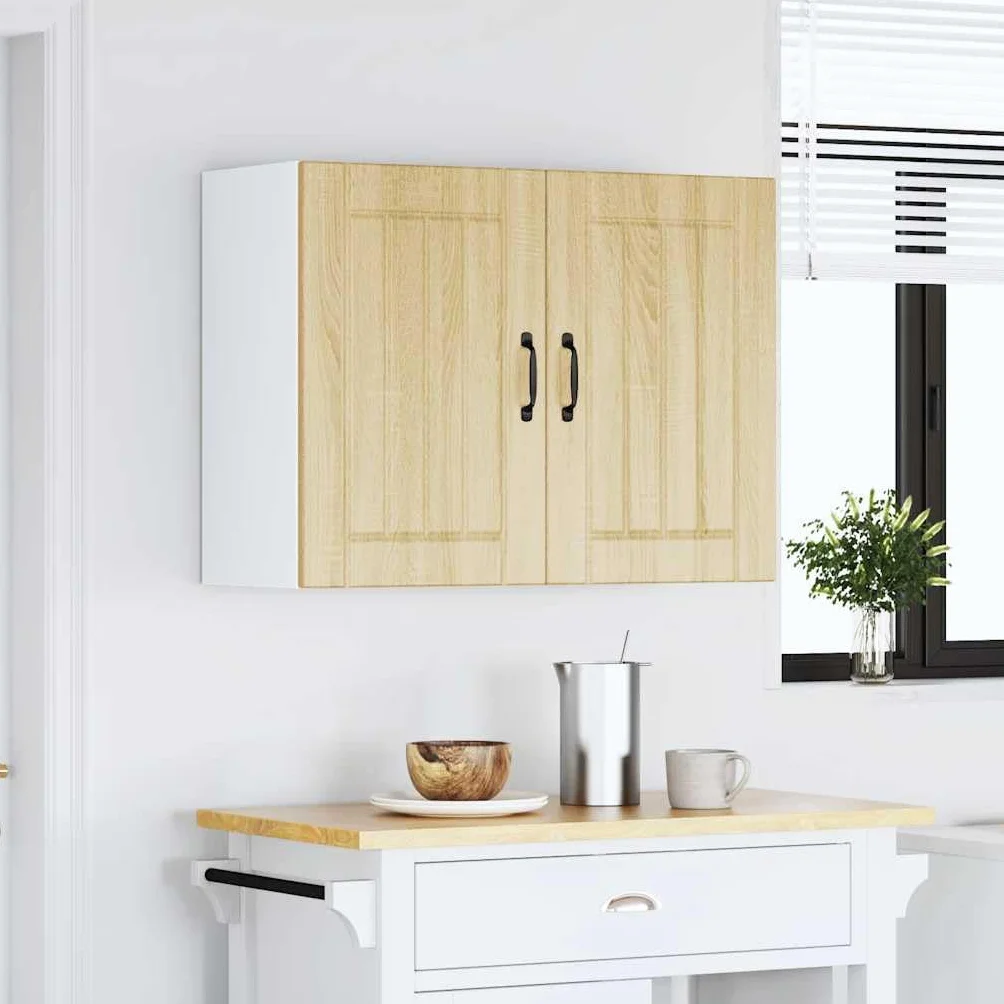 vidaXL Pensile da Cucina Lucca Rovere Sonoma Legno Multistrato