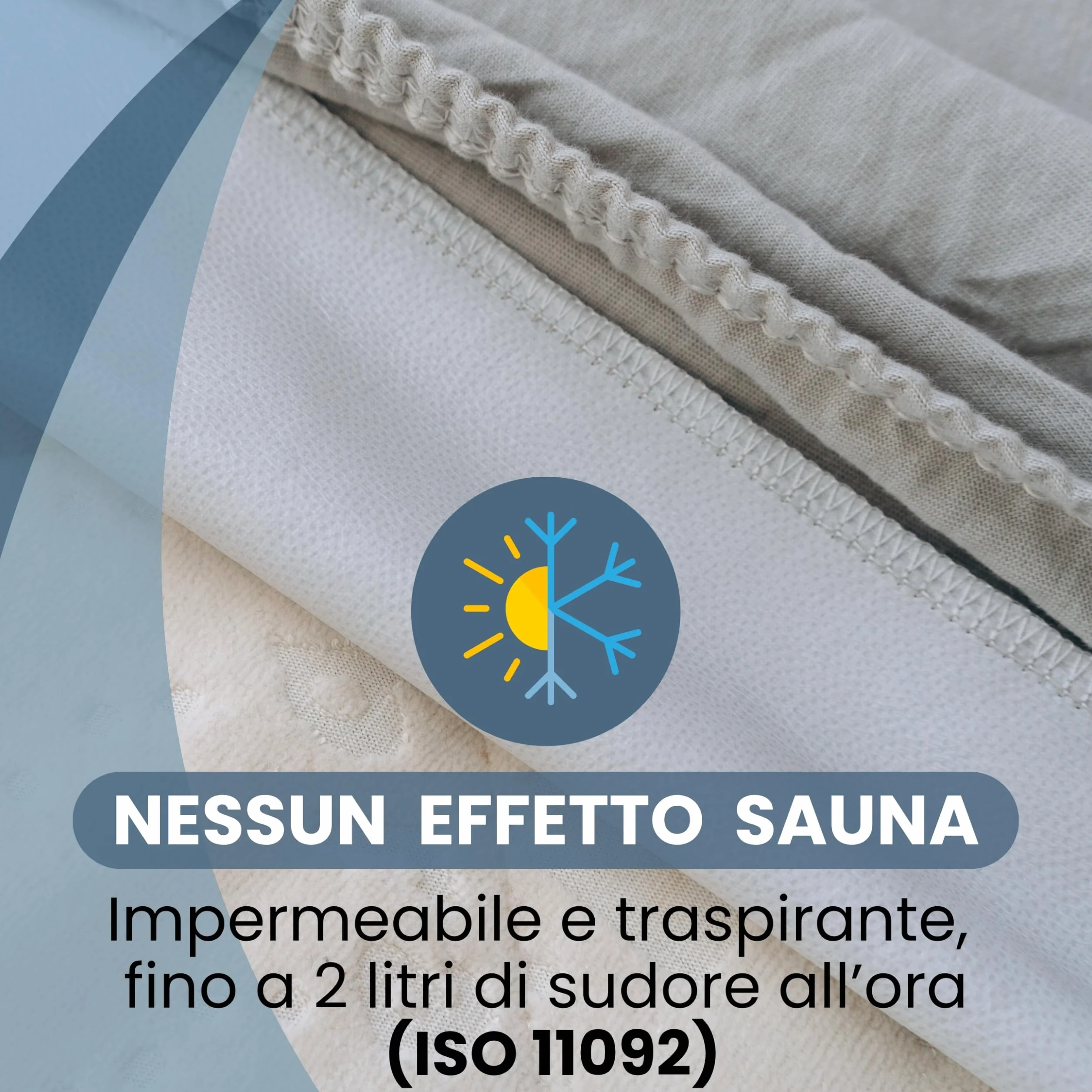 Bisoo Lenzuola Compatibili 50x83 / 50x80 - Lenzuola per Culla Impermeabili - Lenzuolo Coprimaterasso Impermeabile Angoli 100% Jersey OEKO-TEX - Set Lenzuolini 1 Bianchi e 1 Grigi