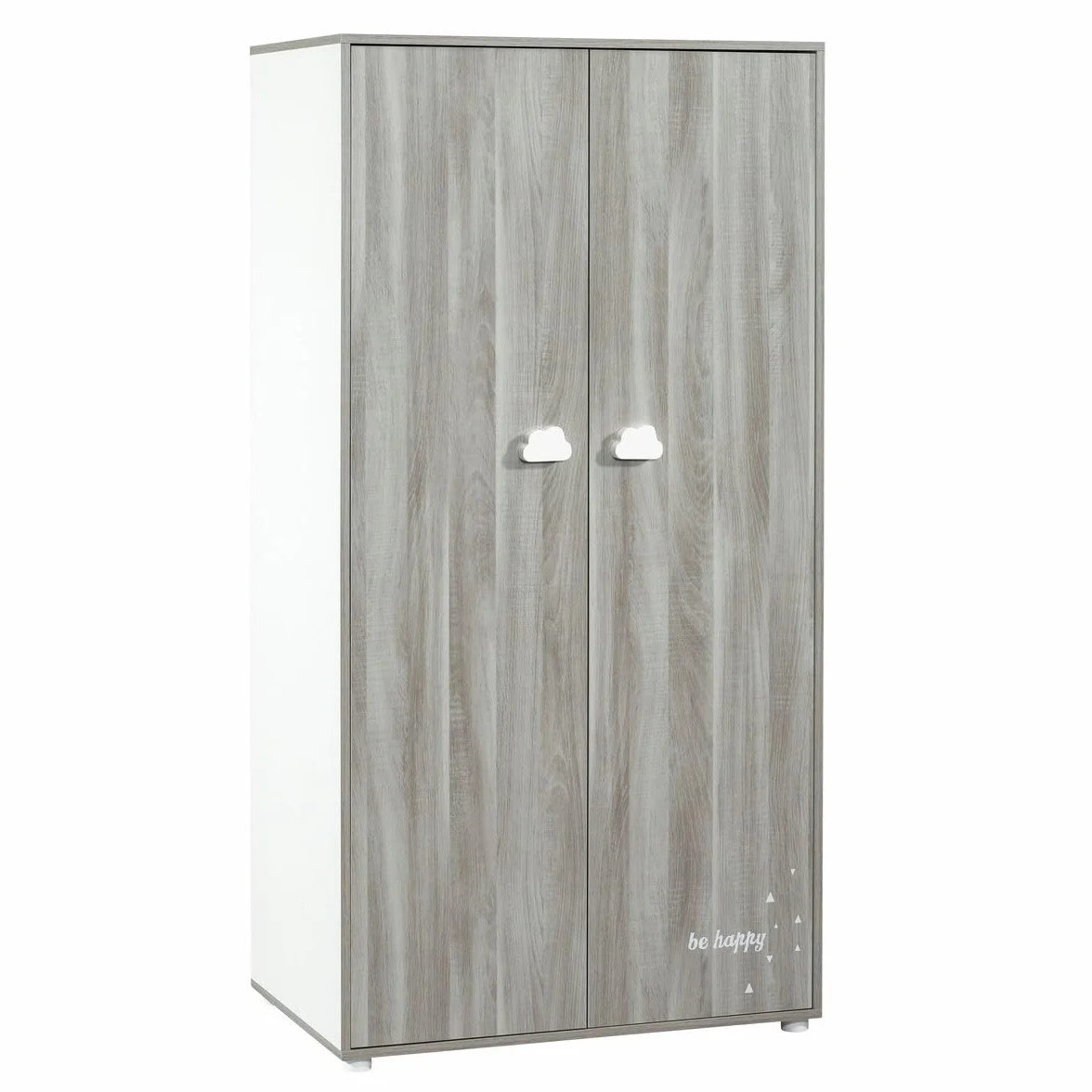 Armadio 2 Ante per Cameretta dei Bambini 85x168x57cm