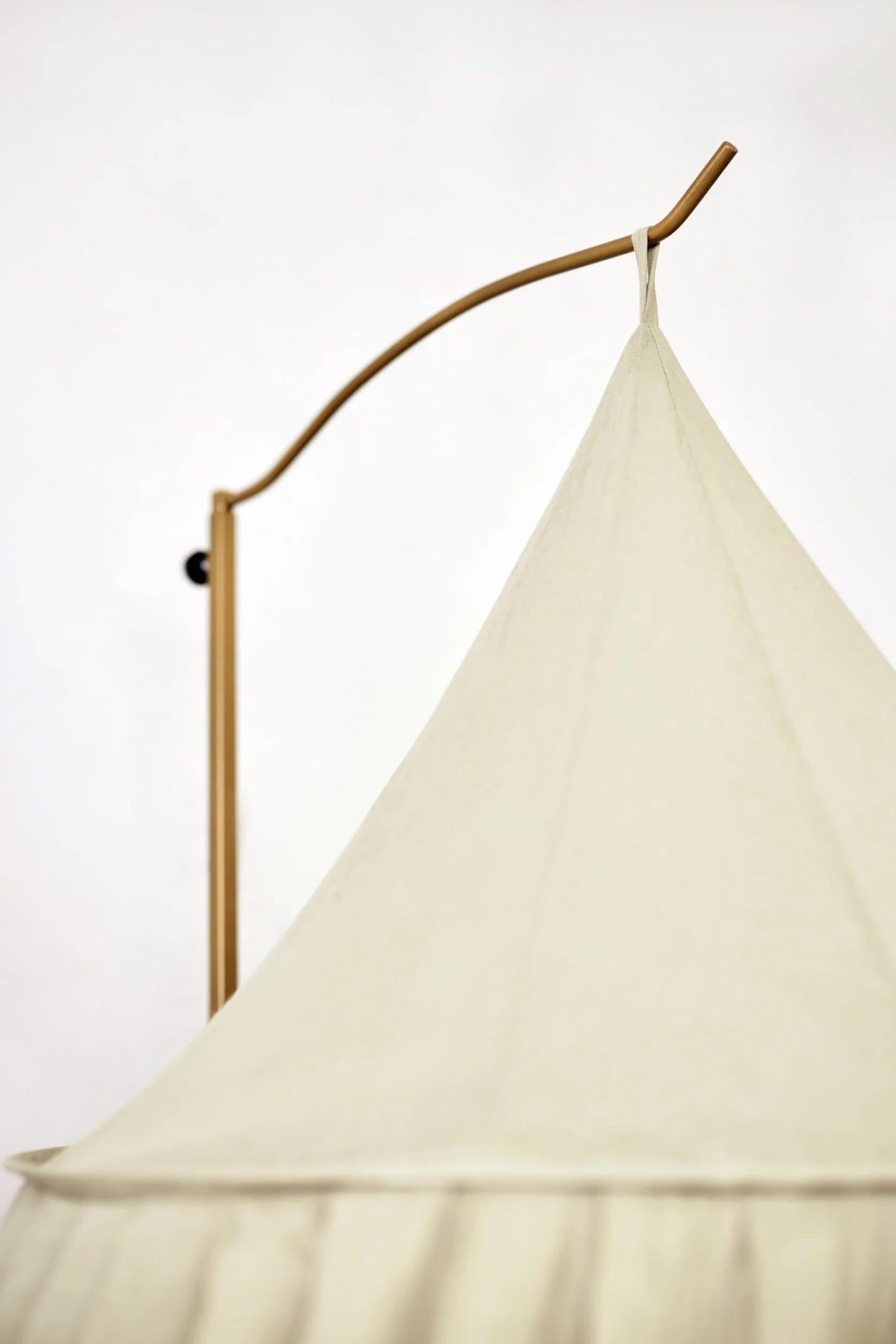 Jollein 009-005-98765 - Asta per baldacchino, in ottone, 220 cm, colore: Oro