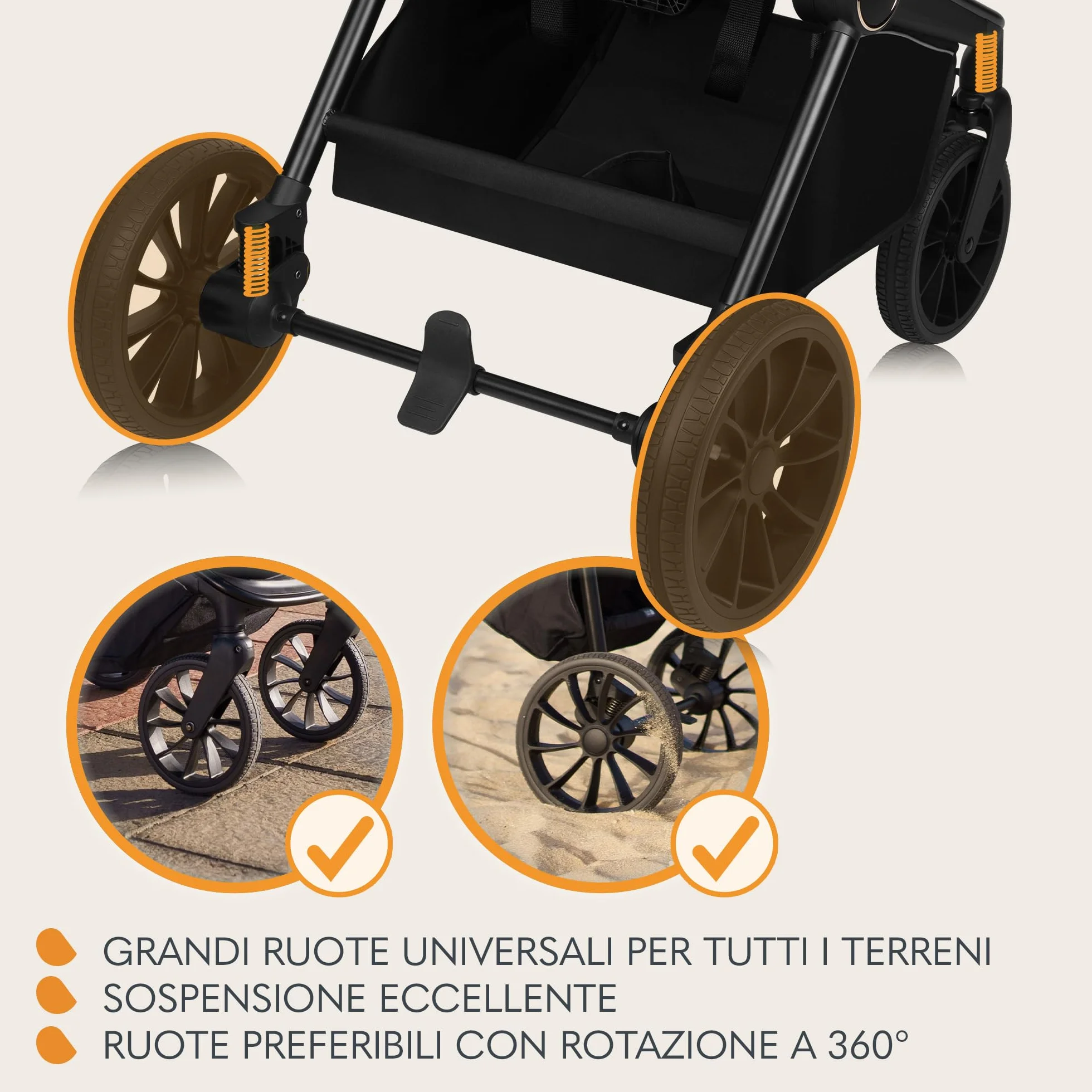 LIONELO MIKA PLUS 3in1 Passeggino Trio Neonati 0-48 Mesi 22kg Navicella 9kg Seggiolino Auto Ovetto 13kg
