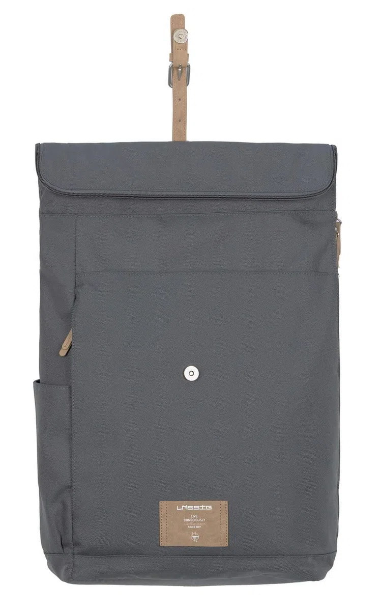 Lässig Green Label Rolltop Backpack Anthracite