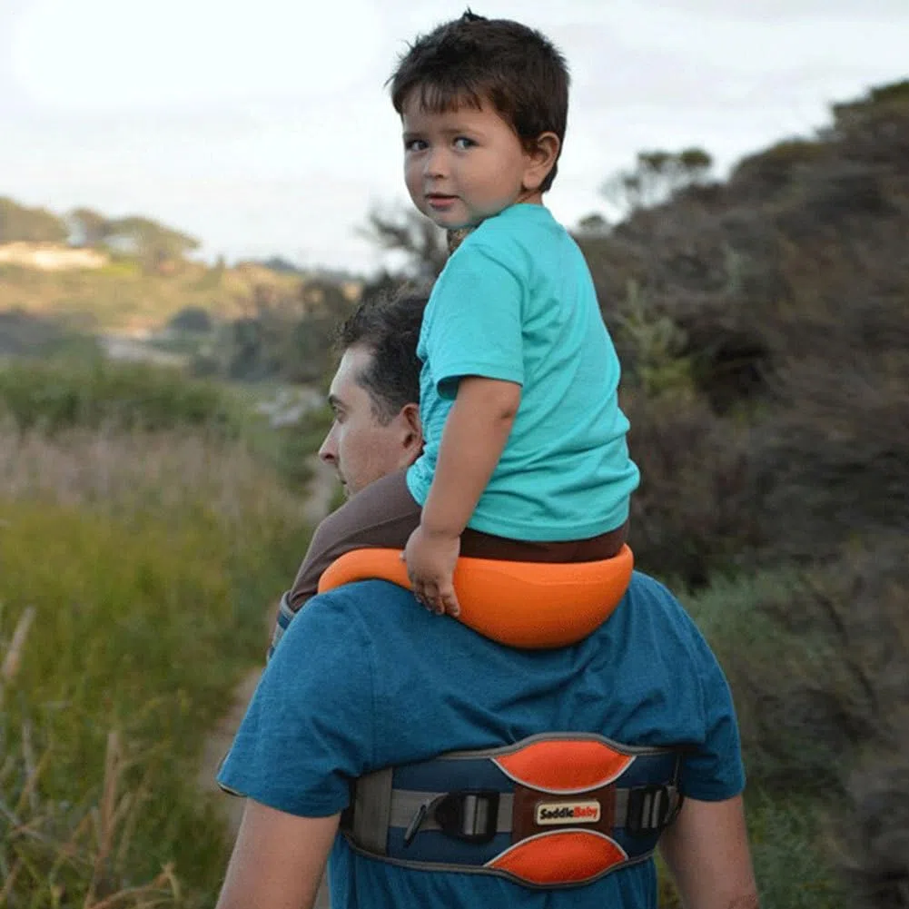 Generico per bambini – Sella bambini, sedile ergonomico da guida con fibbie sicure e imbottitura traspirante, pieghevole riporre | Sedile viaggio esterni ragazzi ragazze caviglia