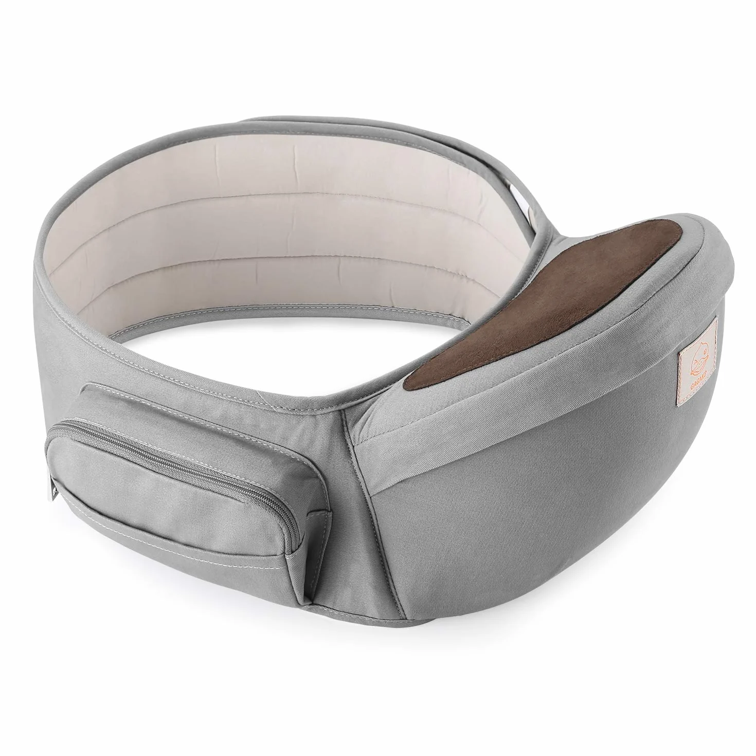 GAGAKU Hipseat Marsupio Sicurezza Supporto del Sedile della Dell'anca del Bambino 0-36 Mesi - Grigio