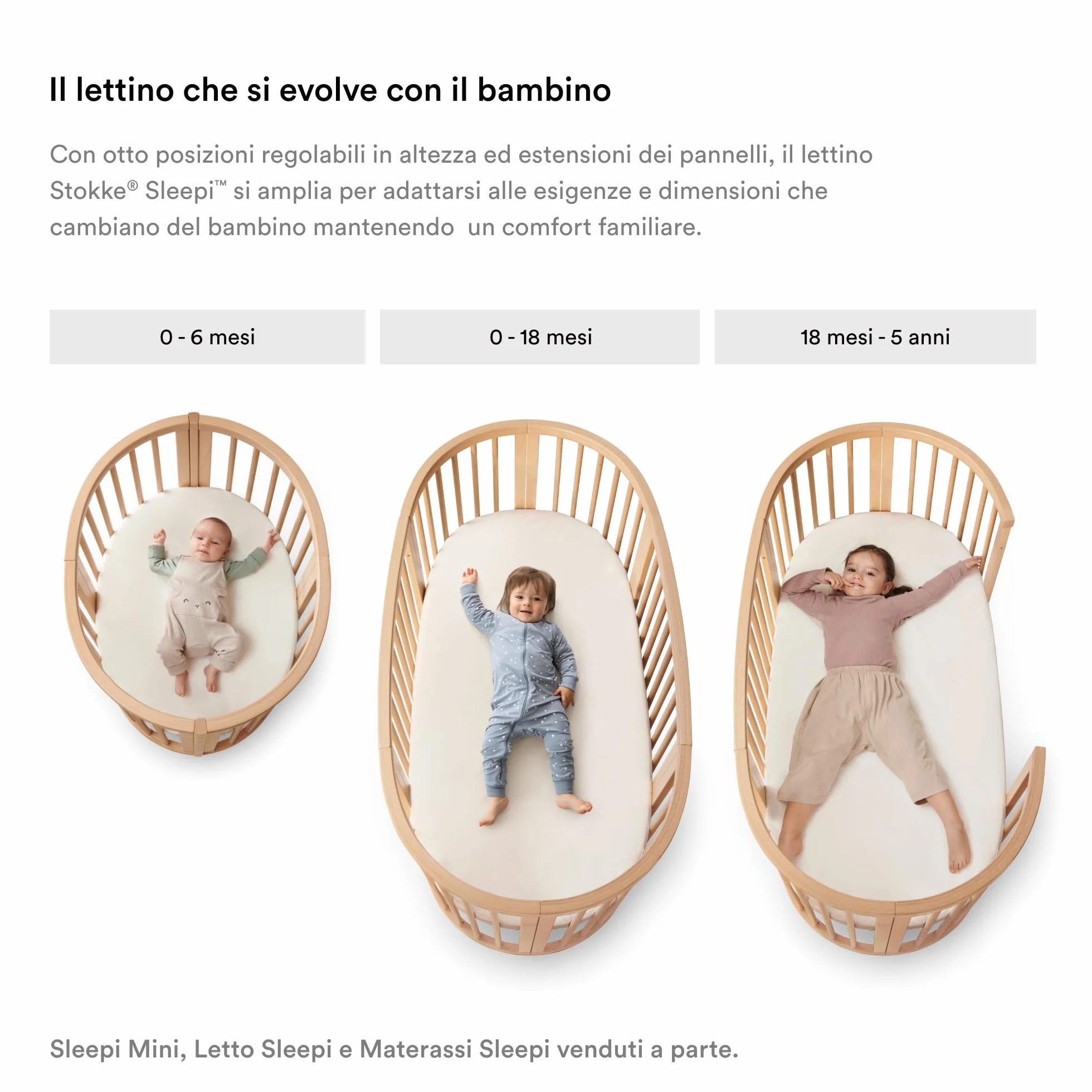 Stokke Tenda Sleepi, Bianca - Crea un ambiente accogliente e rilassante per il bambino - Facile da assemblare - Tessuto leggero - Compatibile con Sleepi Mini & Letto