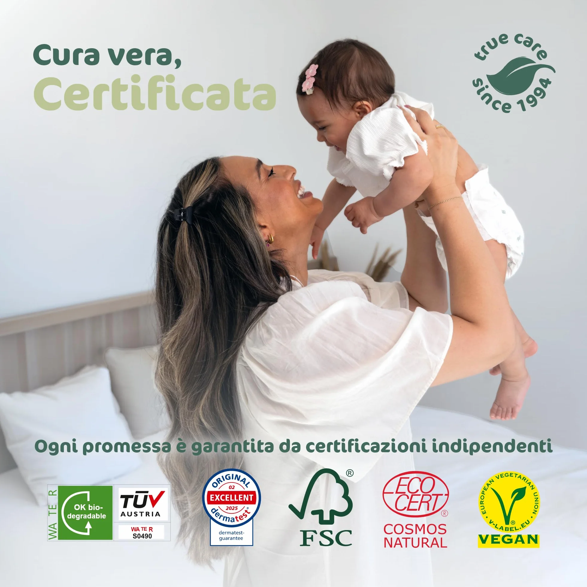 Naty Salviettine per Neonati e Bambini Gettabili nel WC 98% Acqua Ipoallergeniche Naturali 672 pezzi