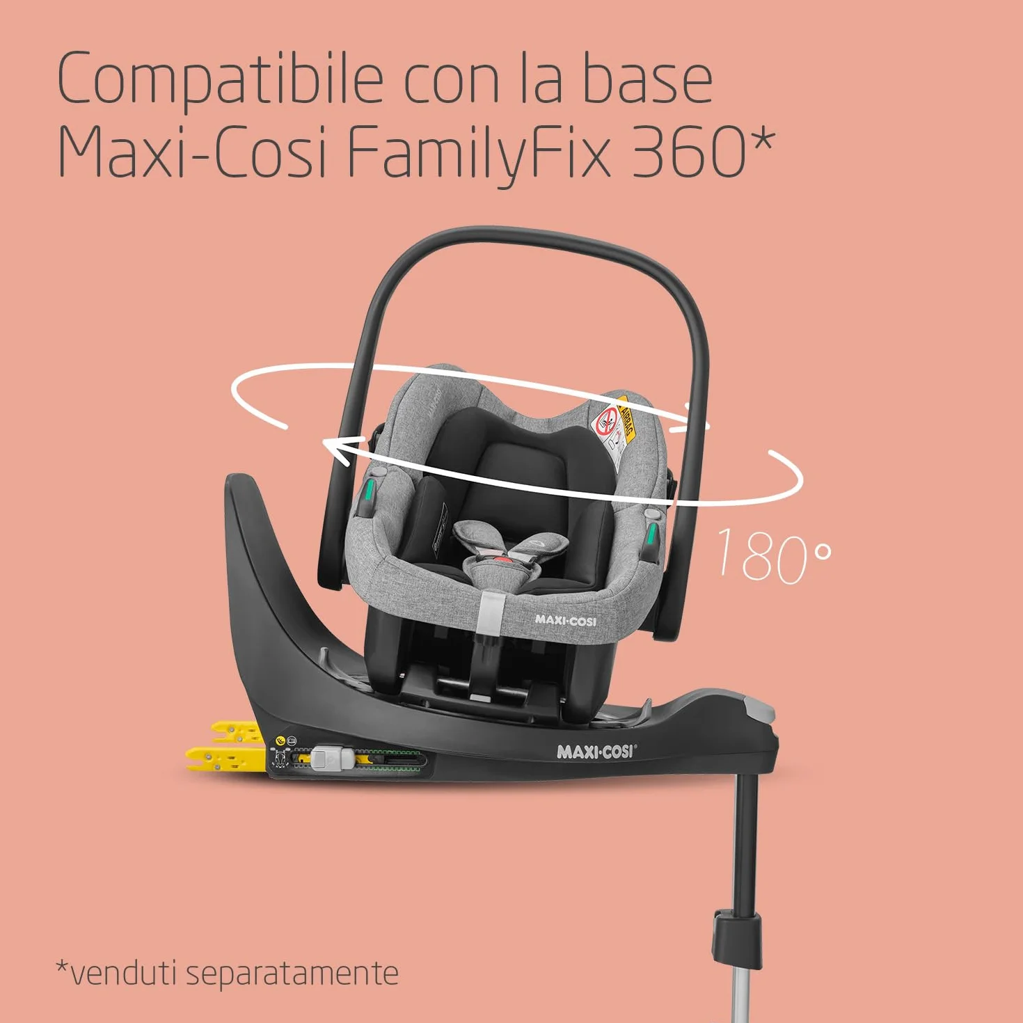 Maxi-Cosi Zelia S Trio 3 w 1 Passeggino neonati 0-4 anni 22 kg Grigio