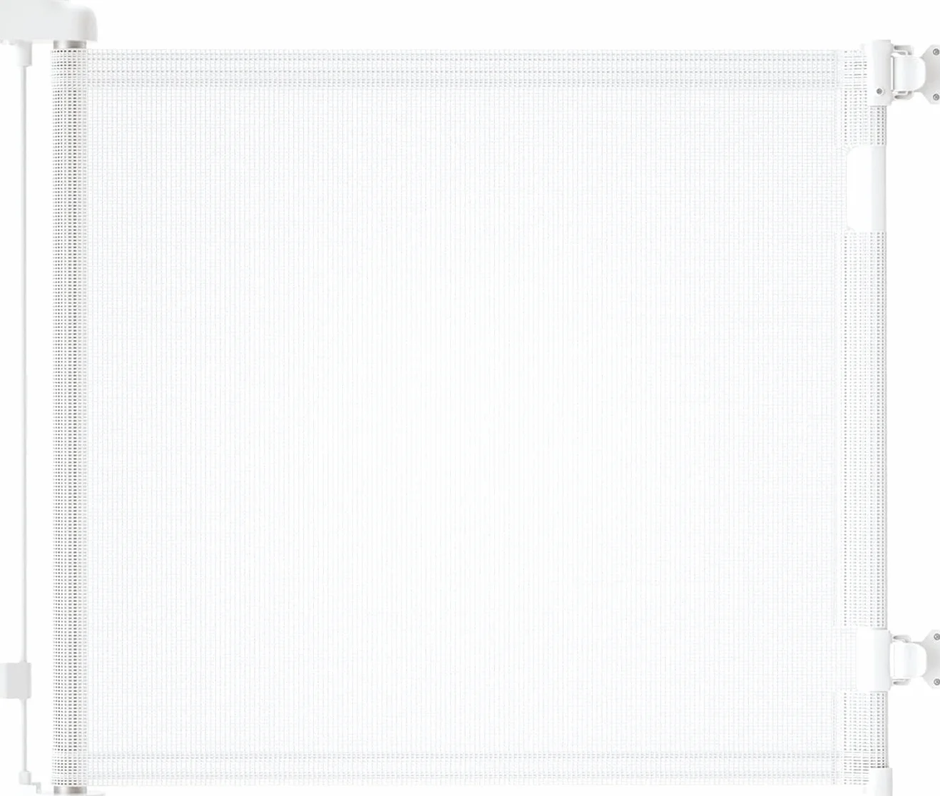 Cancelletto Estensibile per Scale 0-140 cm Porta Retrattile per Bambini e Animali Domestici Bianco