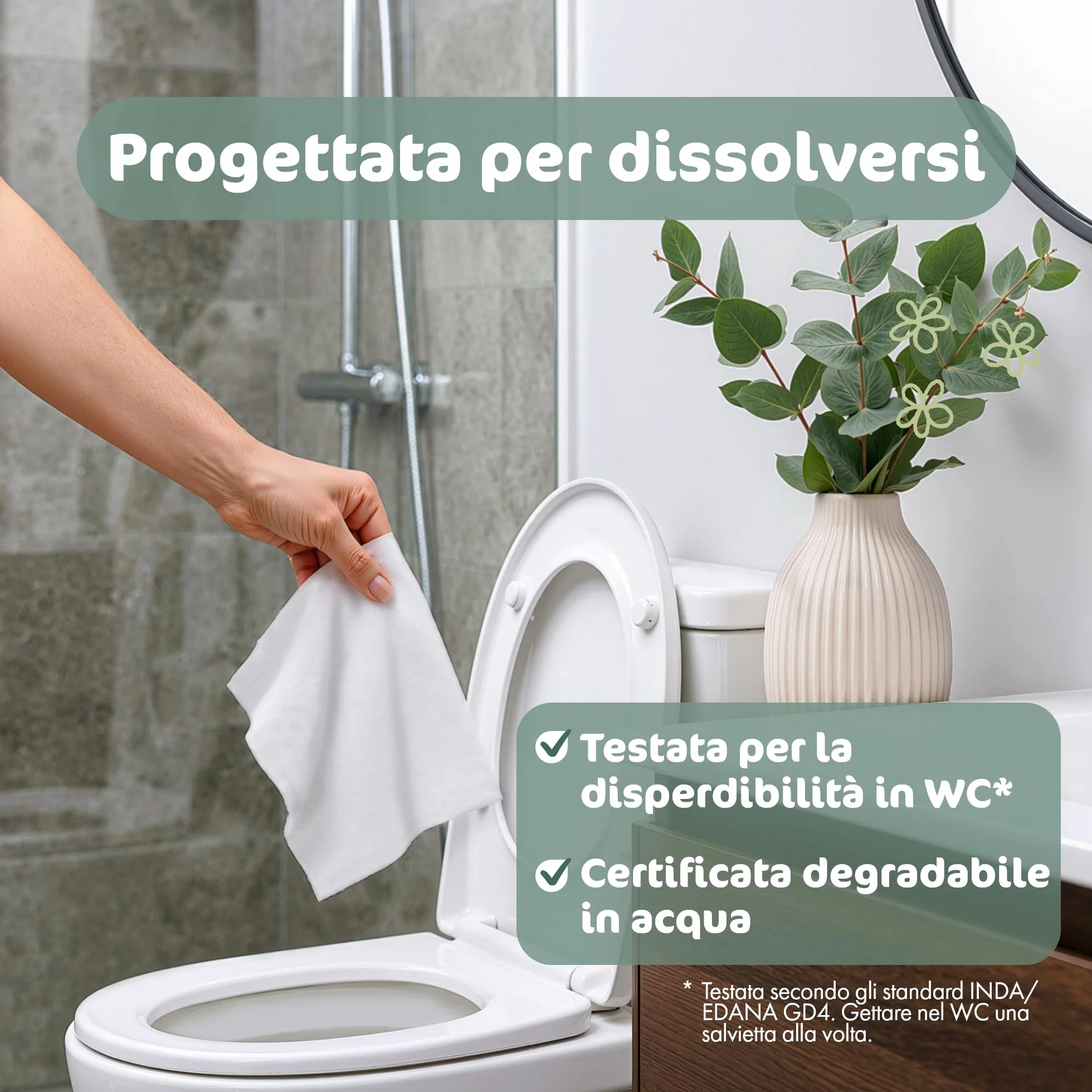 Naty Salviettine per Neonati e Bambini Gettabili nel WC 98% Acqua Ipoallergeniche Naturali 672 pezzi
